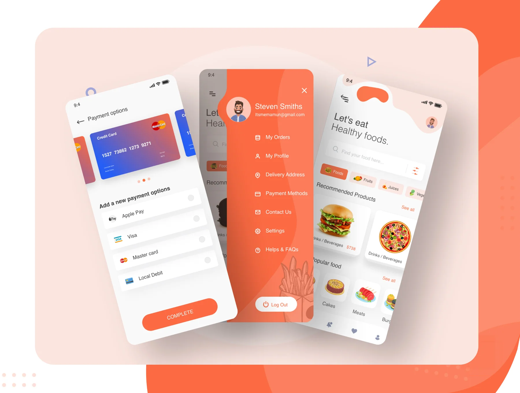 FoodOrder - Food Delivery UI KIT 4