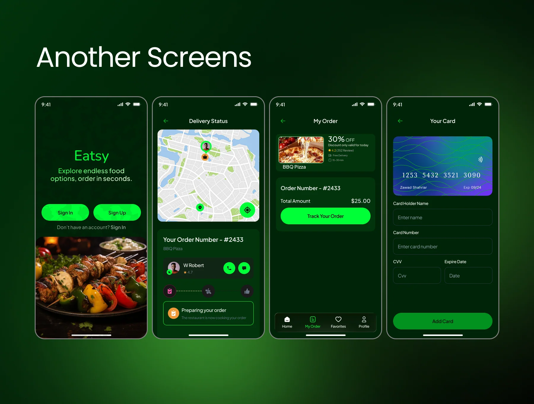 Foodox – Food Delivery Mobile App UI Kit 4