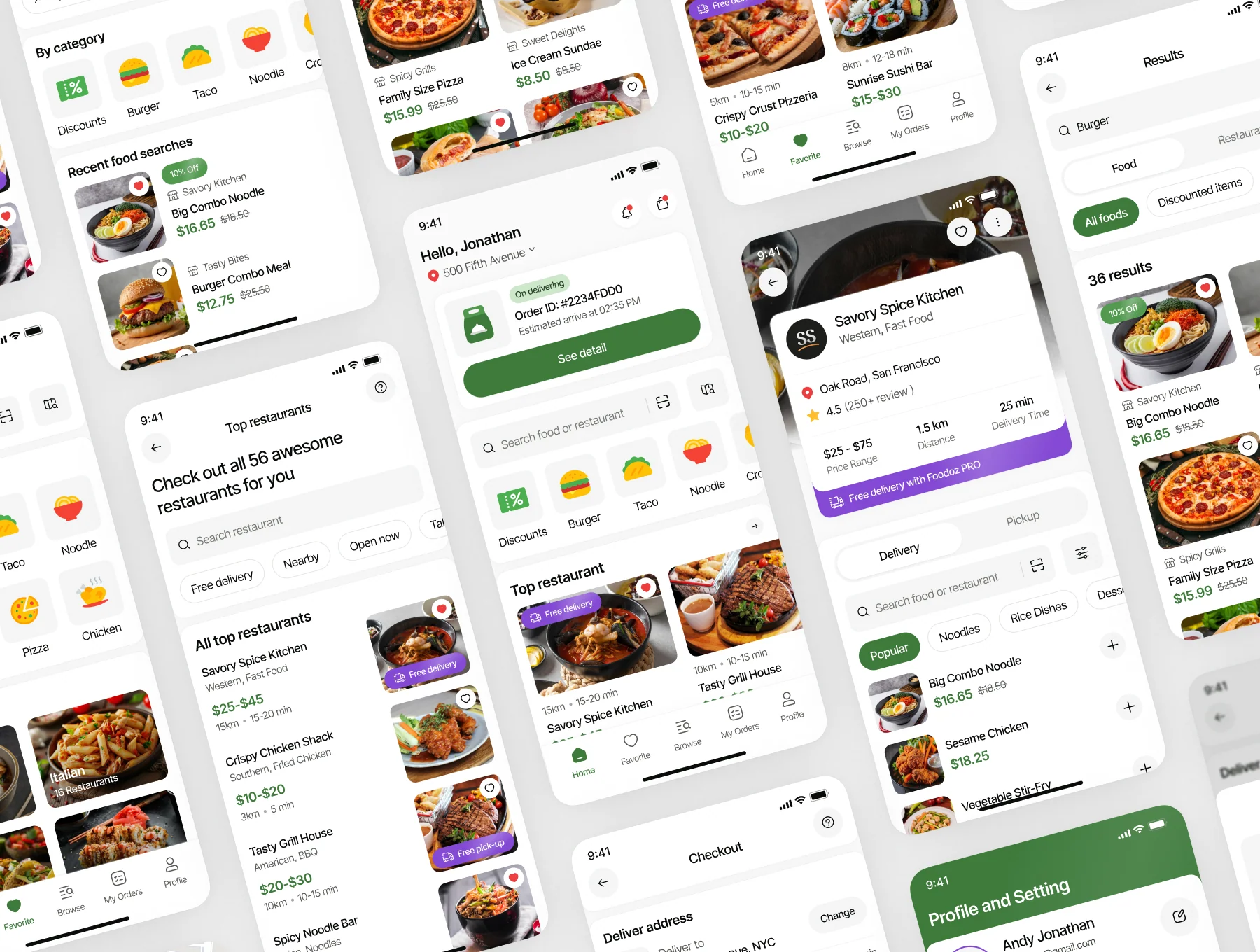 Foodoz - Food Delivery Mobile App UI Kit 7