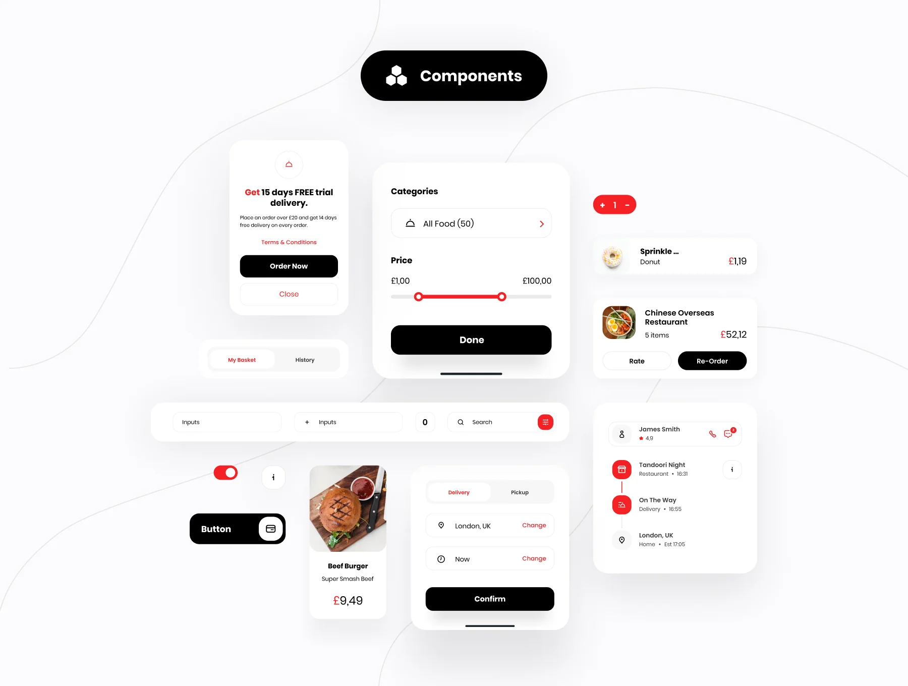 Foodsy - Food Delivery App UI Kit 5