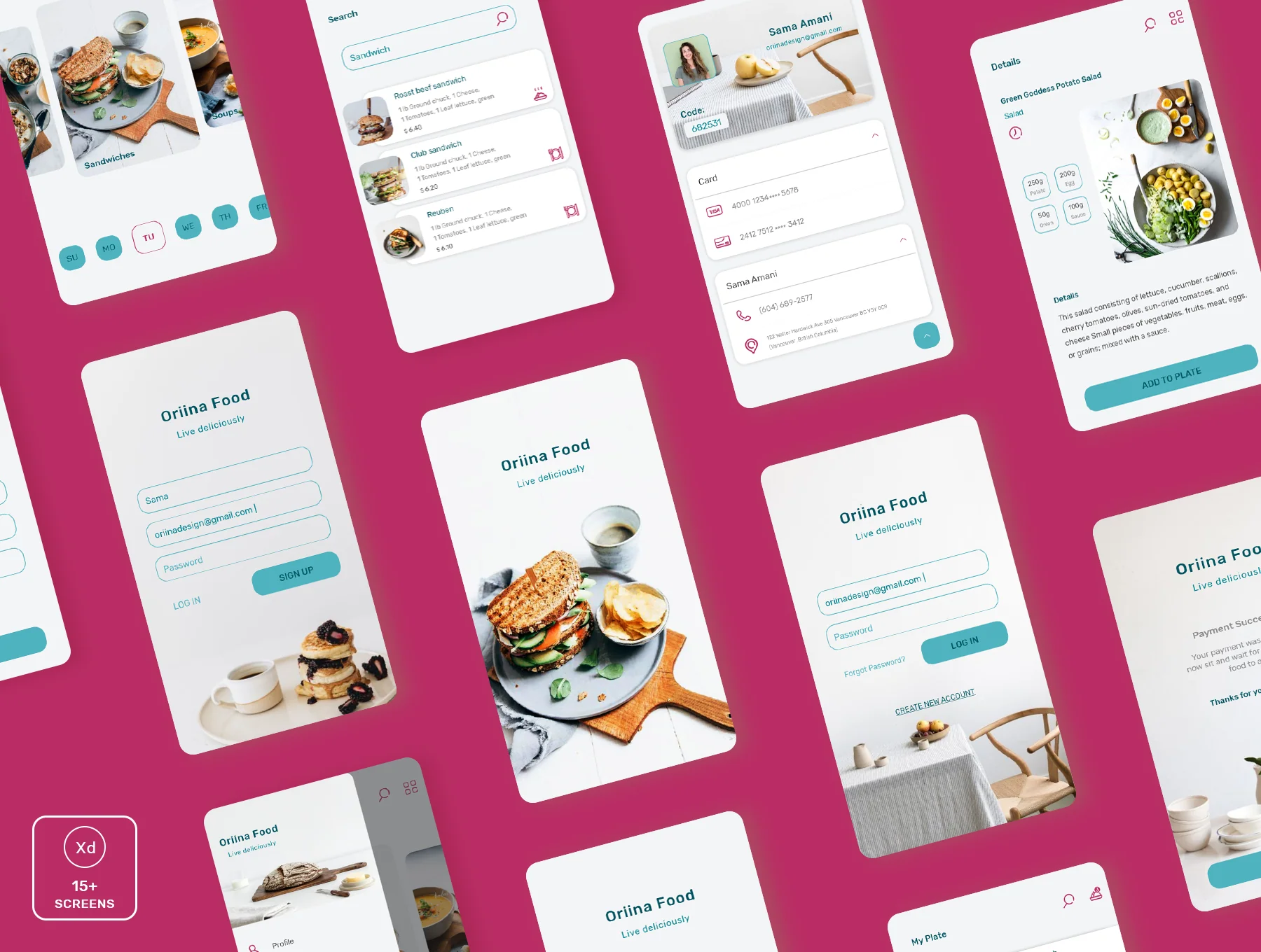 FoodU Ui kit 3