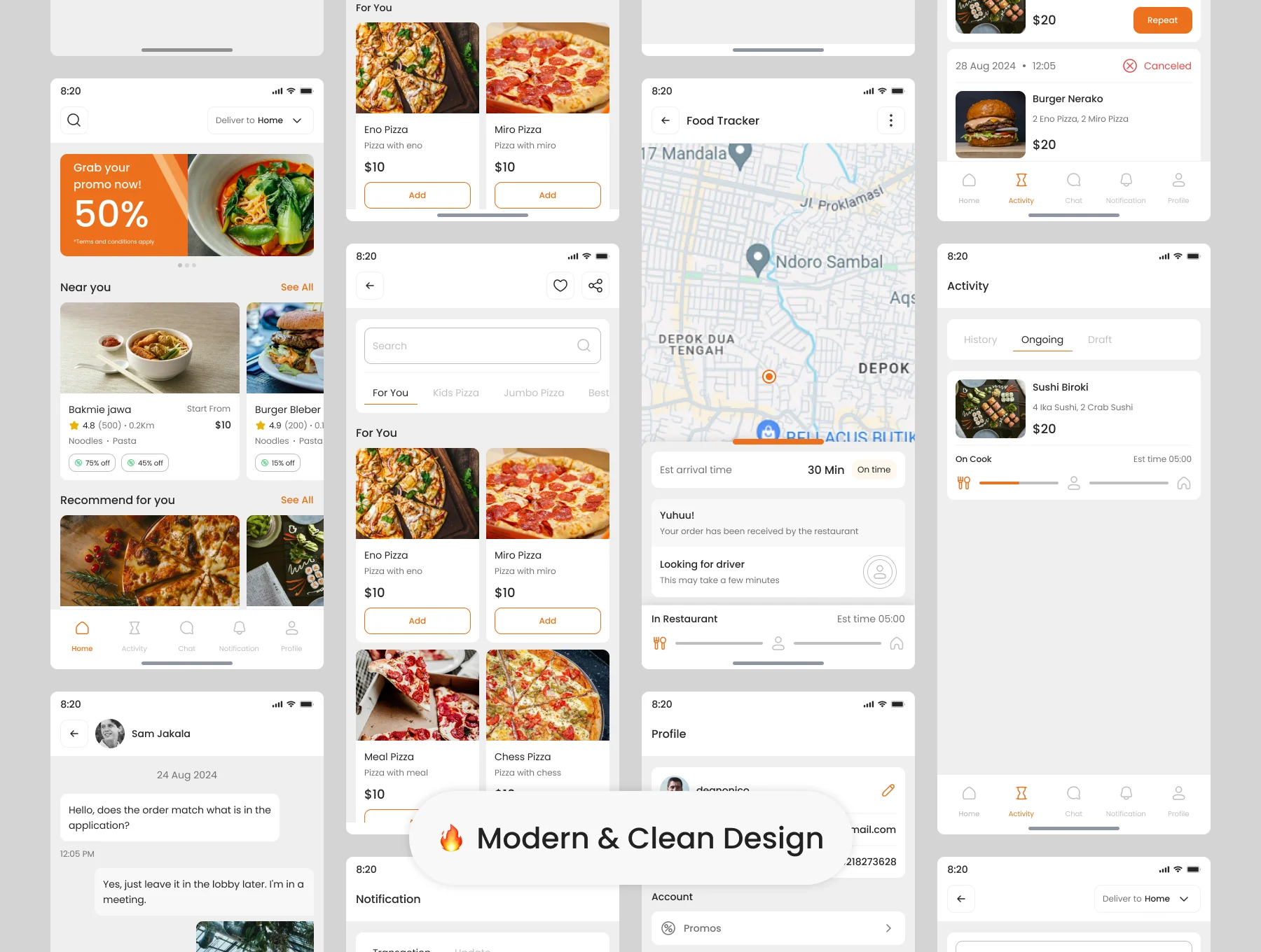 Foodup - Food Delivery App UI Kit 3