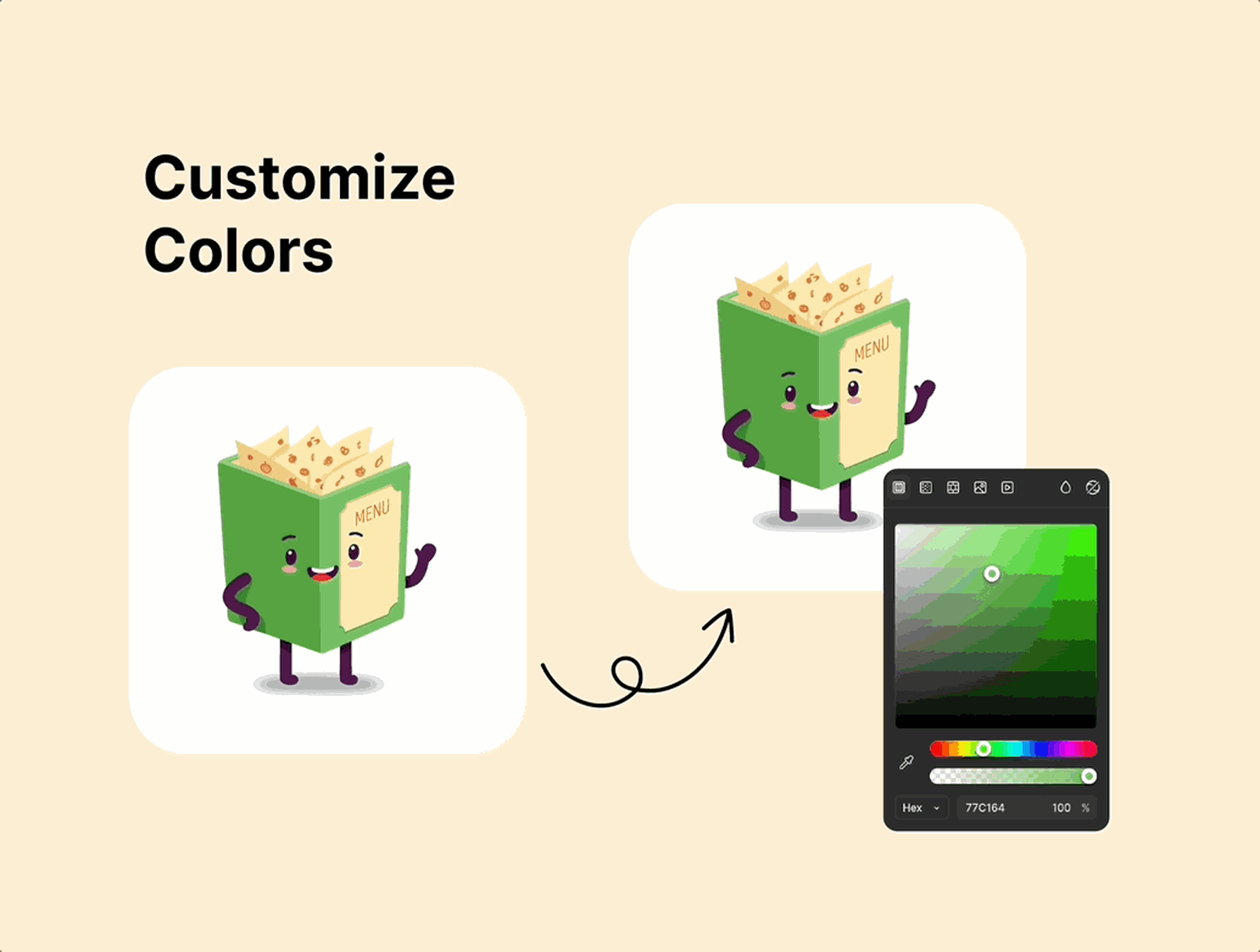 Foody Cute Illustrations Pack 4