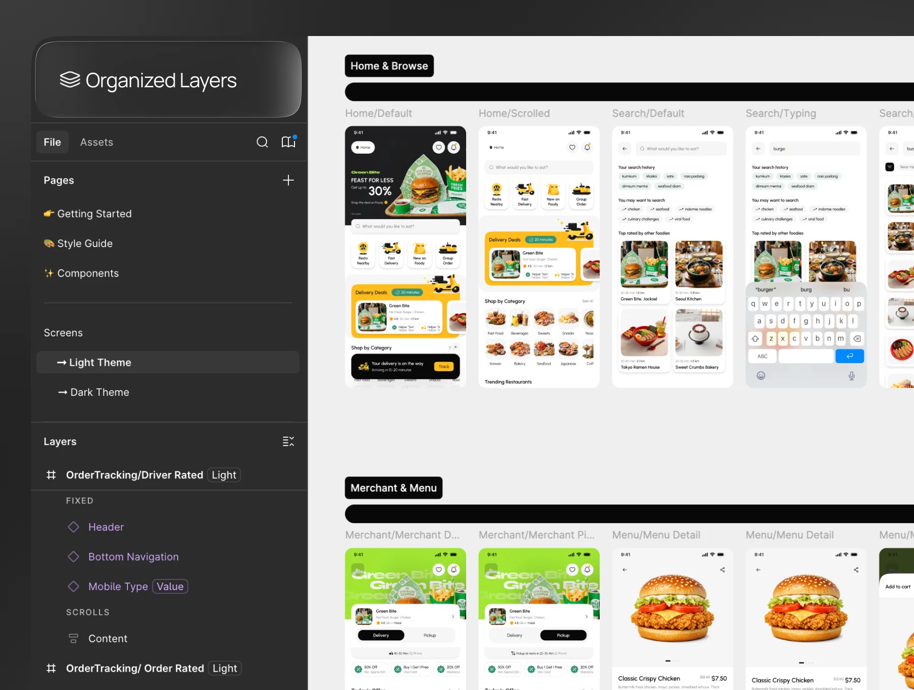 Foody — Food Delivery & Group Order App UI Kit 5