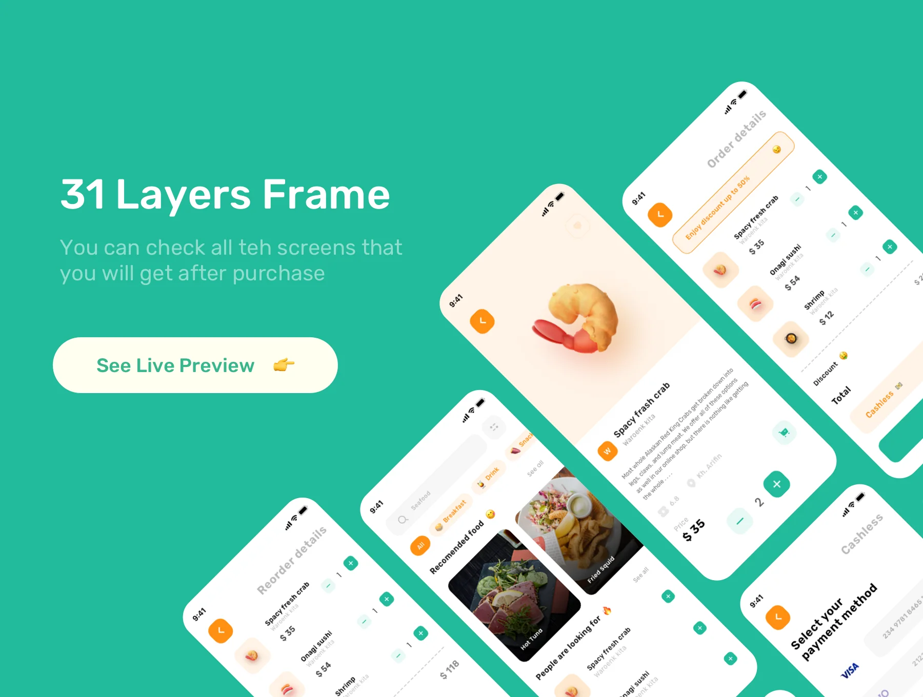 Foody - Food Delivery UI KIT 4