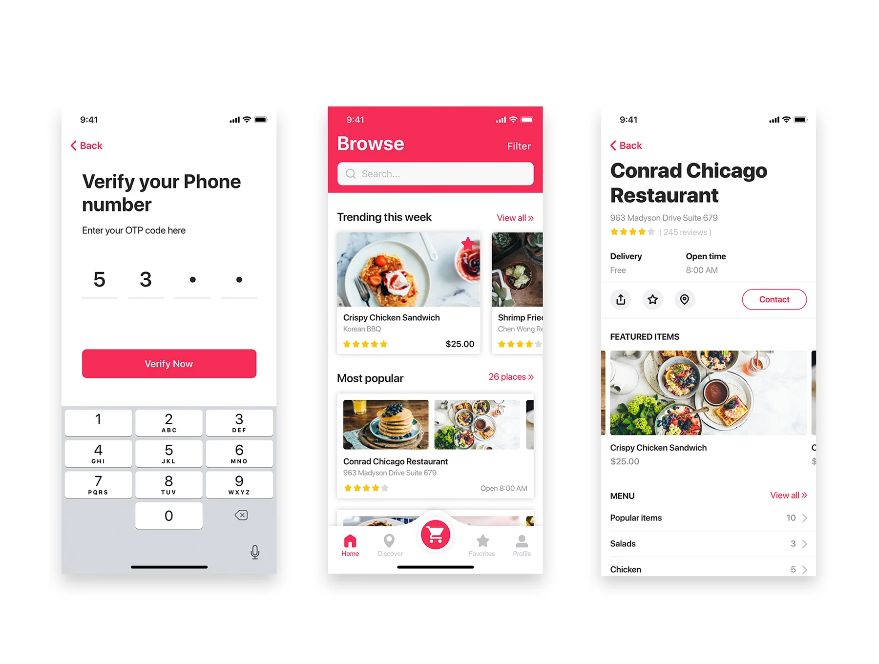 Foody UI Kit 6