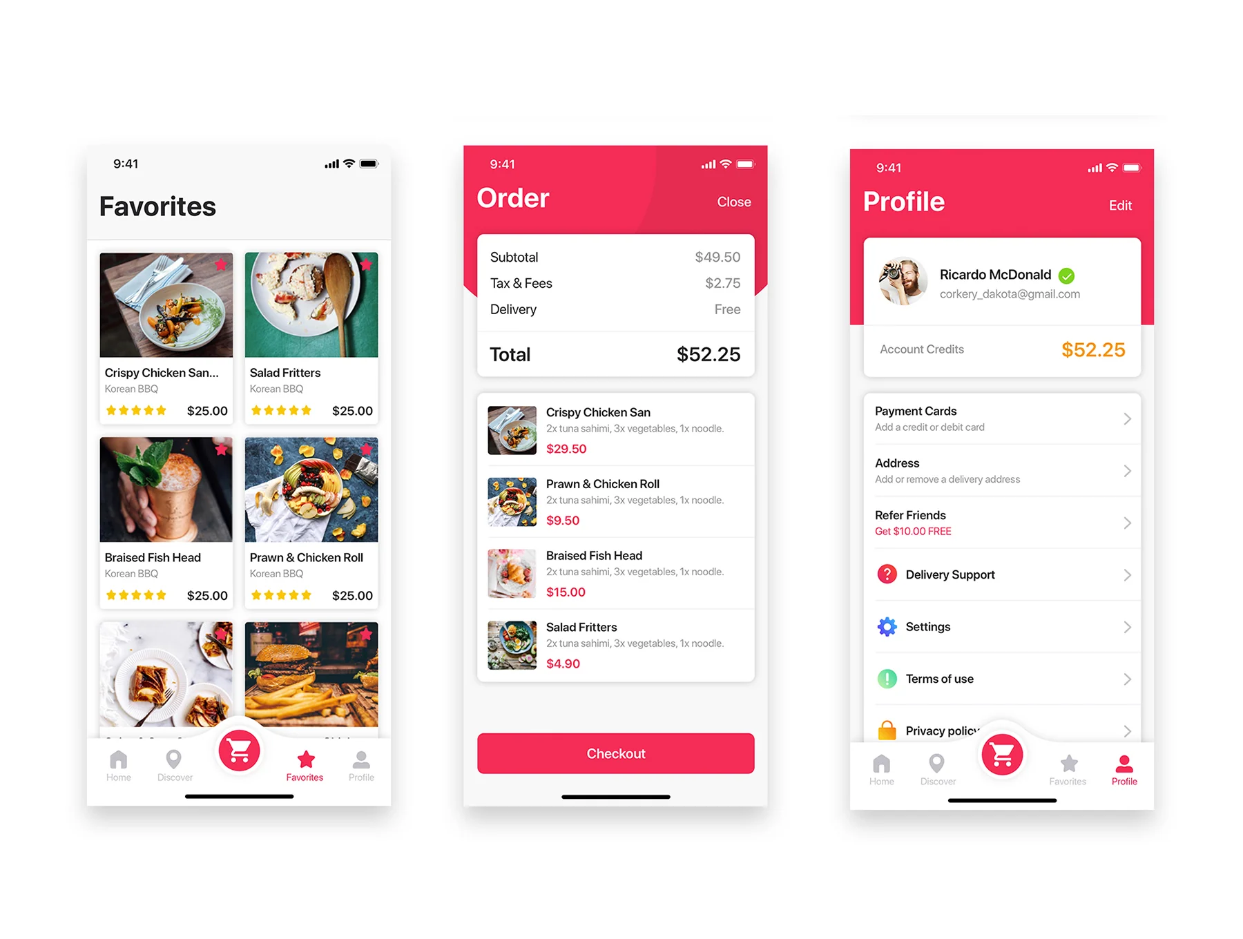 Foody UI Kit 8