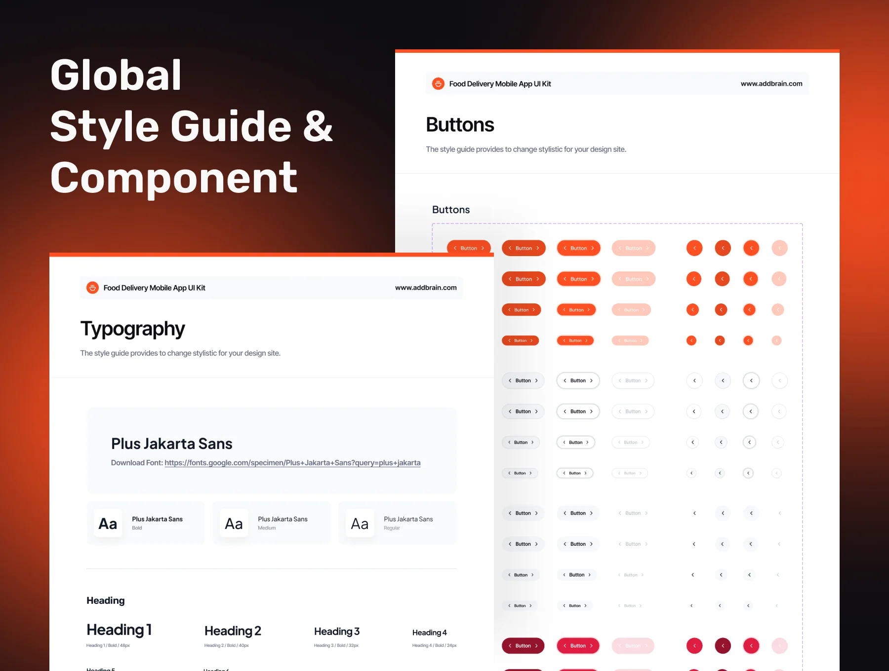 FOODY - Food Order and Delivery Premium Mobile App UI Kit 3