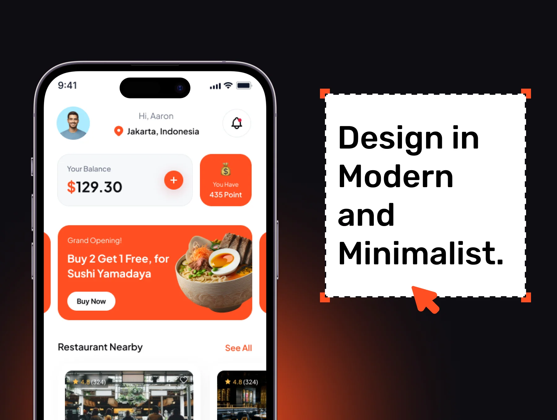 FOODY - Food Order and Delivery Premium Mobile App UI Kit 5