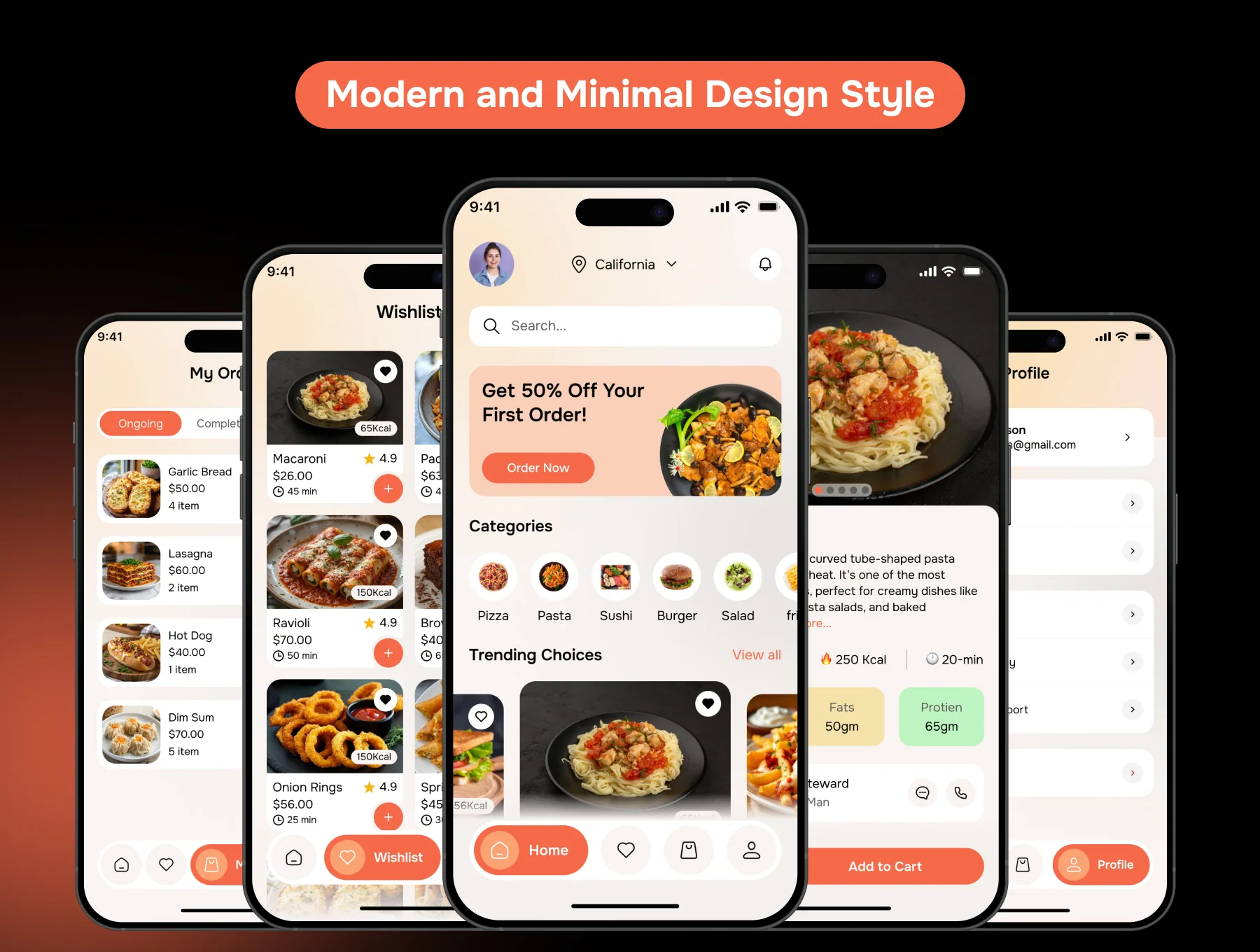 FoodyGo - Food Delivery App UI Kit 3