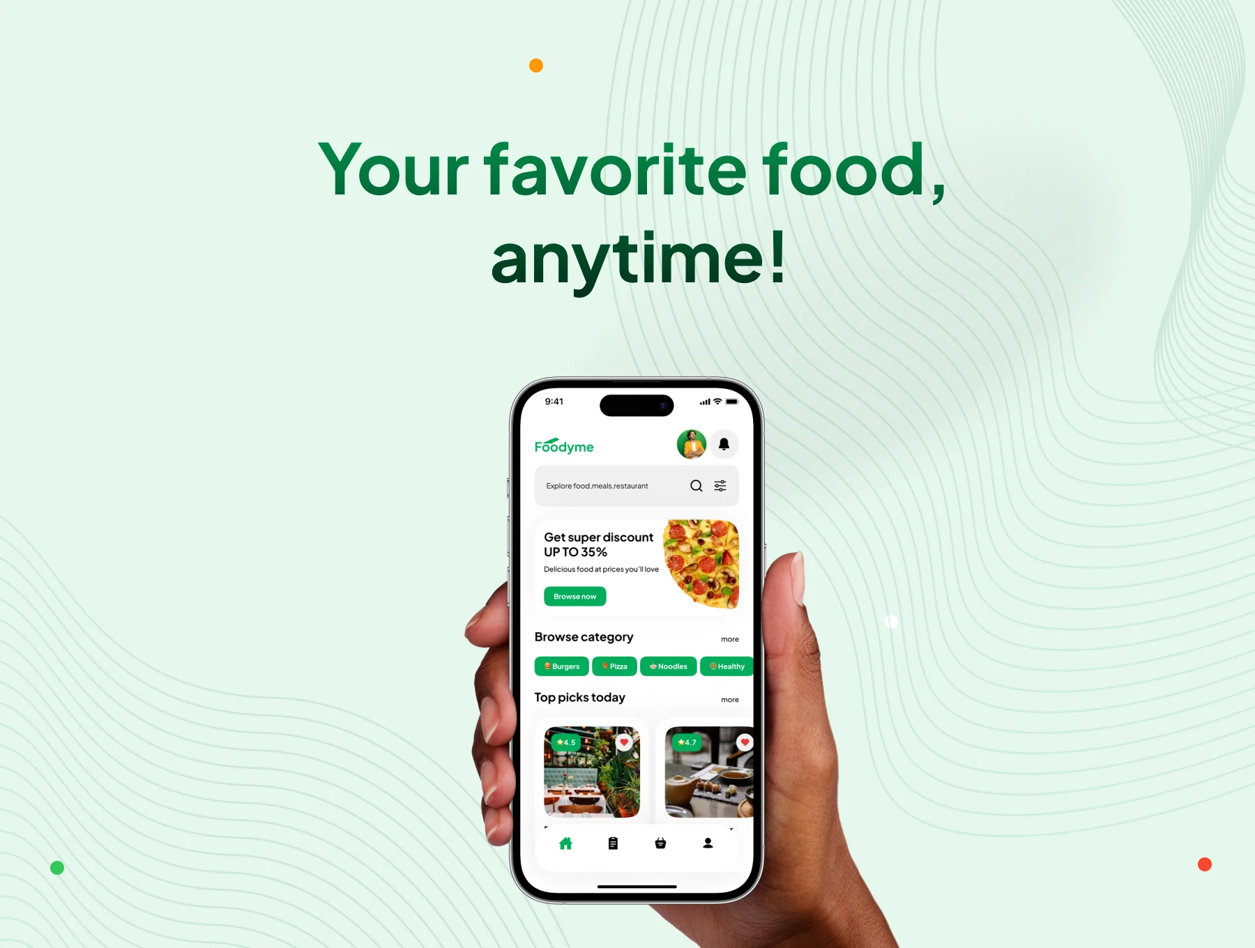 Foodyme - Food Ordering & Checkout App UI Kit 8