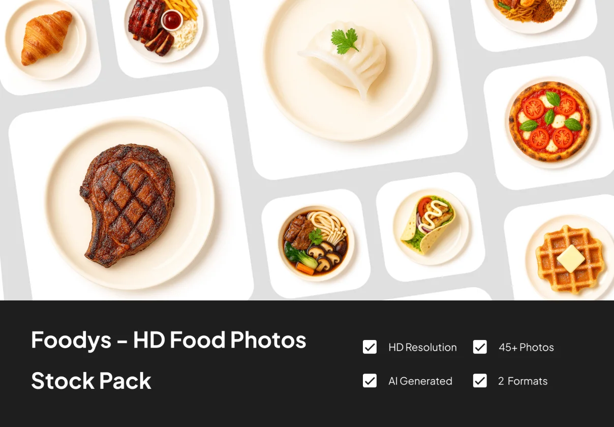 Foodys - 45+ Premium Food Cutout Images