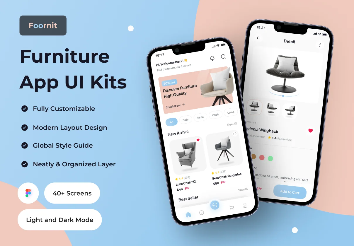 Foornit - Furniture App UI Kit