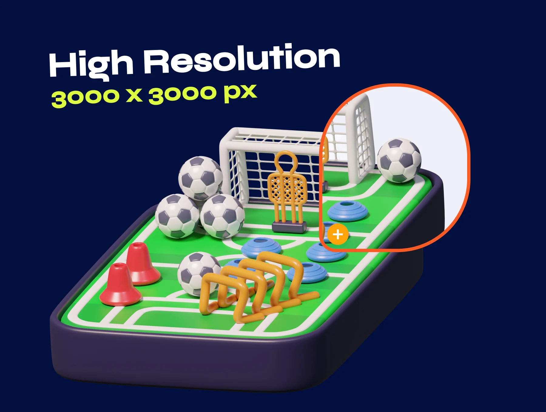 Football & Soccer 3D Icon Pack 3