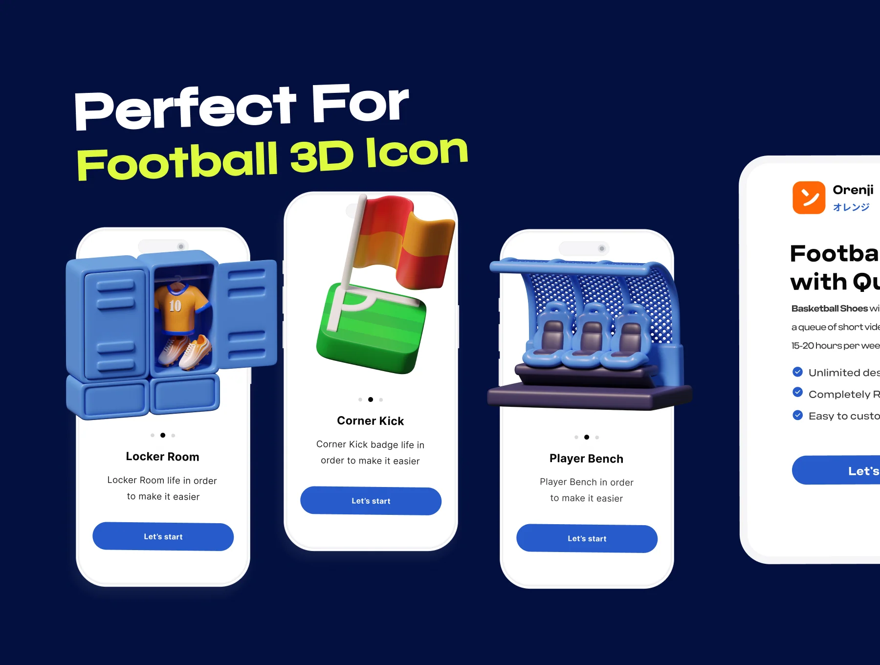Football & Soccer 3D Icon Pack 5