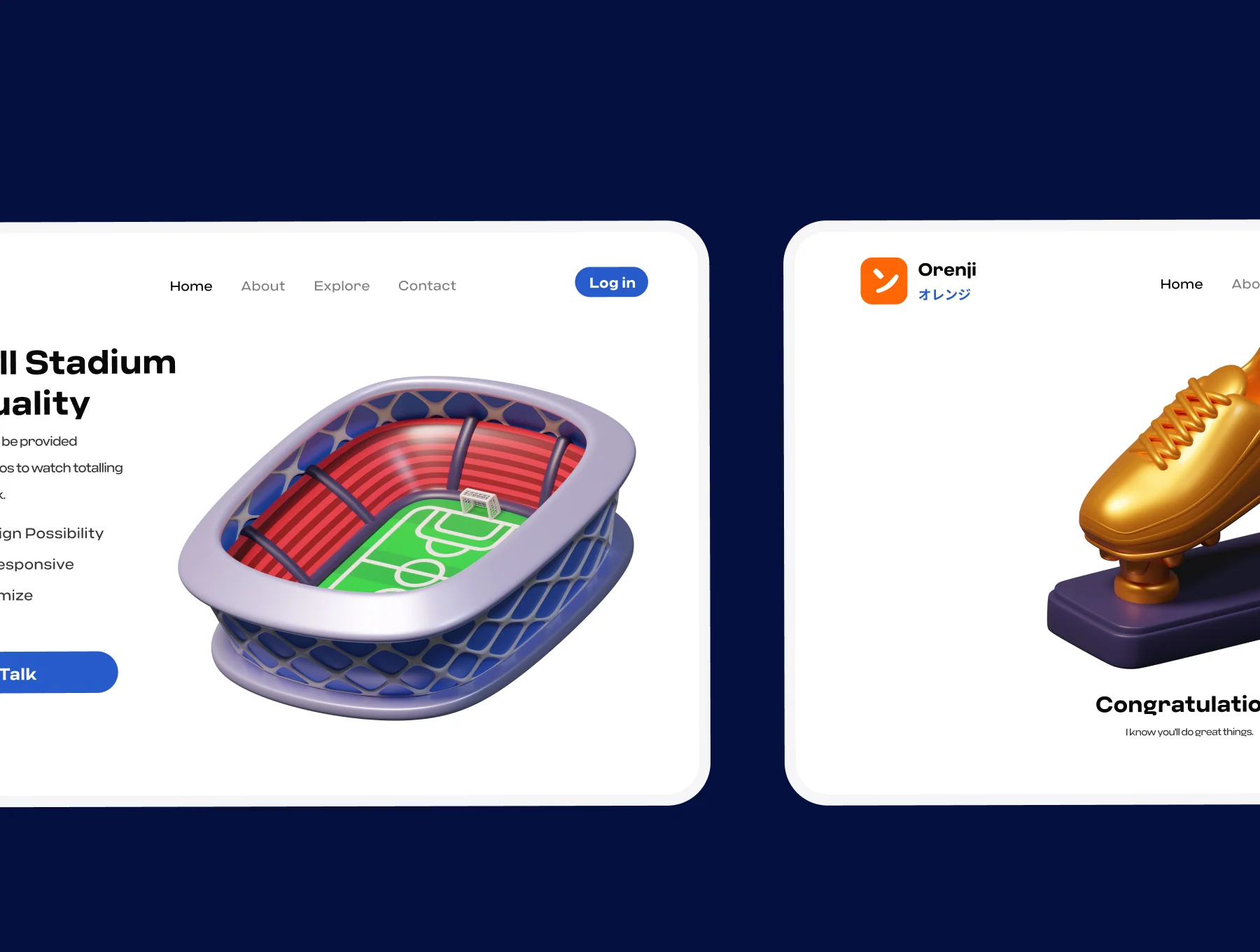 Football & Soccer 3D Icon Pack 6