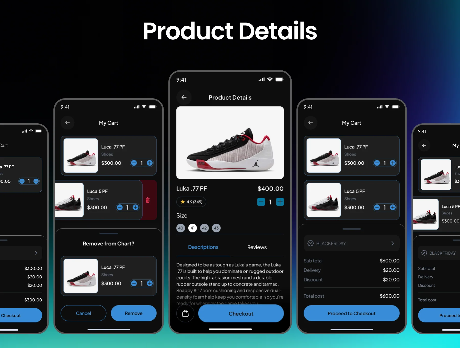 Footeek Shoes Ecommerce App Ui Kit 6