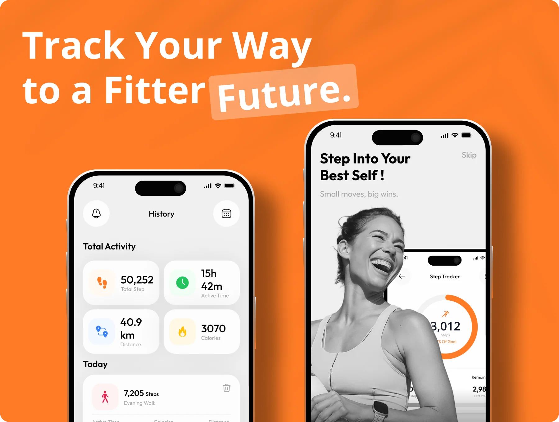 Footsy | Step Counter & Activity Tracker App UI Kit 4