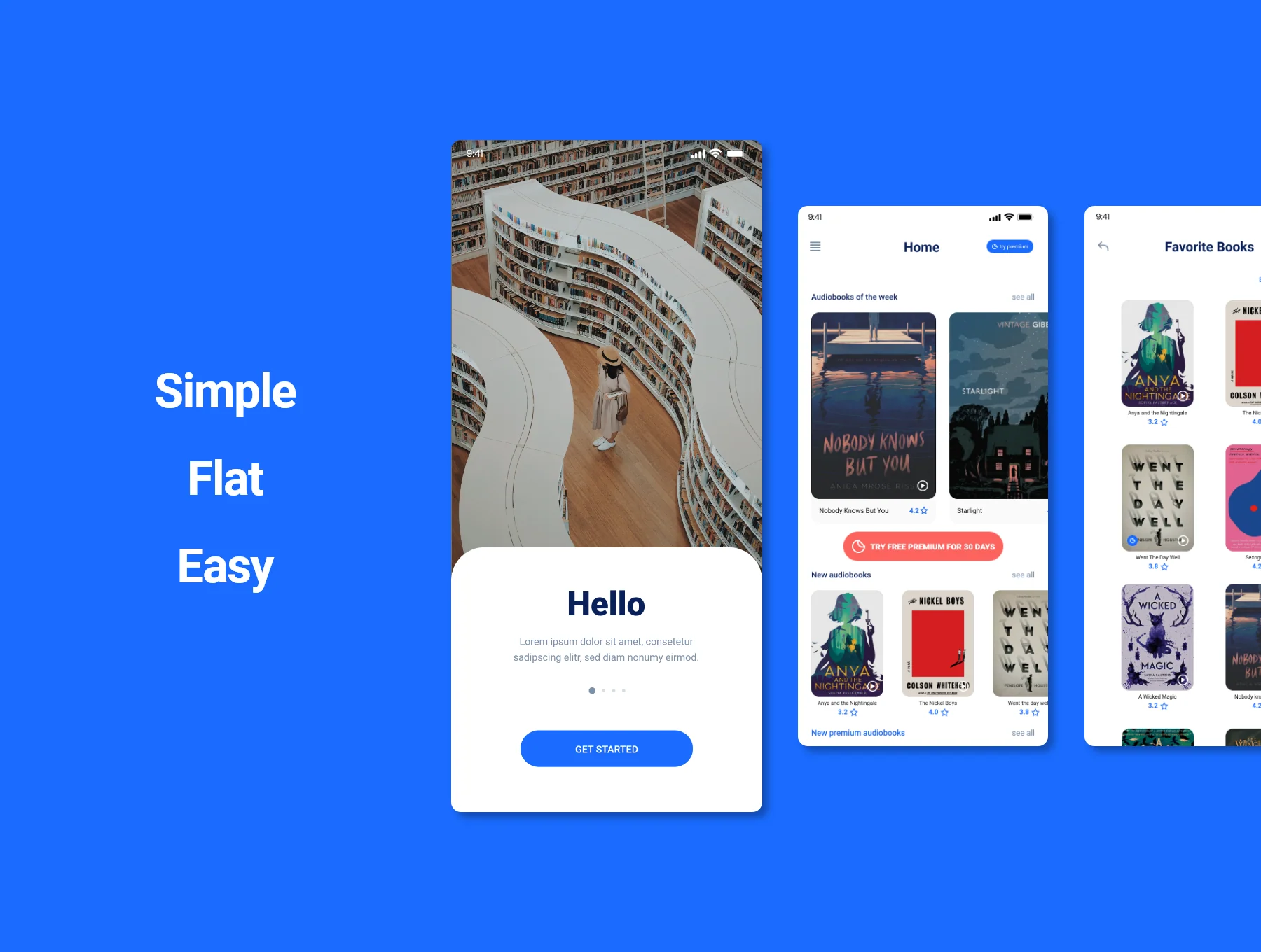 Form Audiobooks app - iOS UI Kit 2
