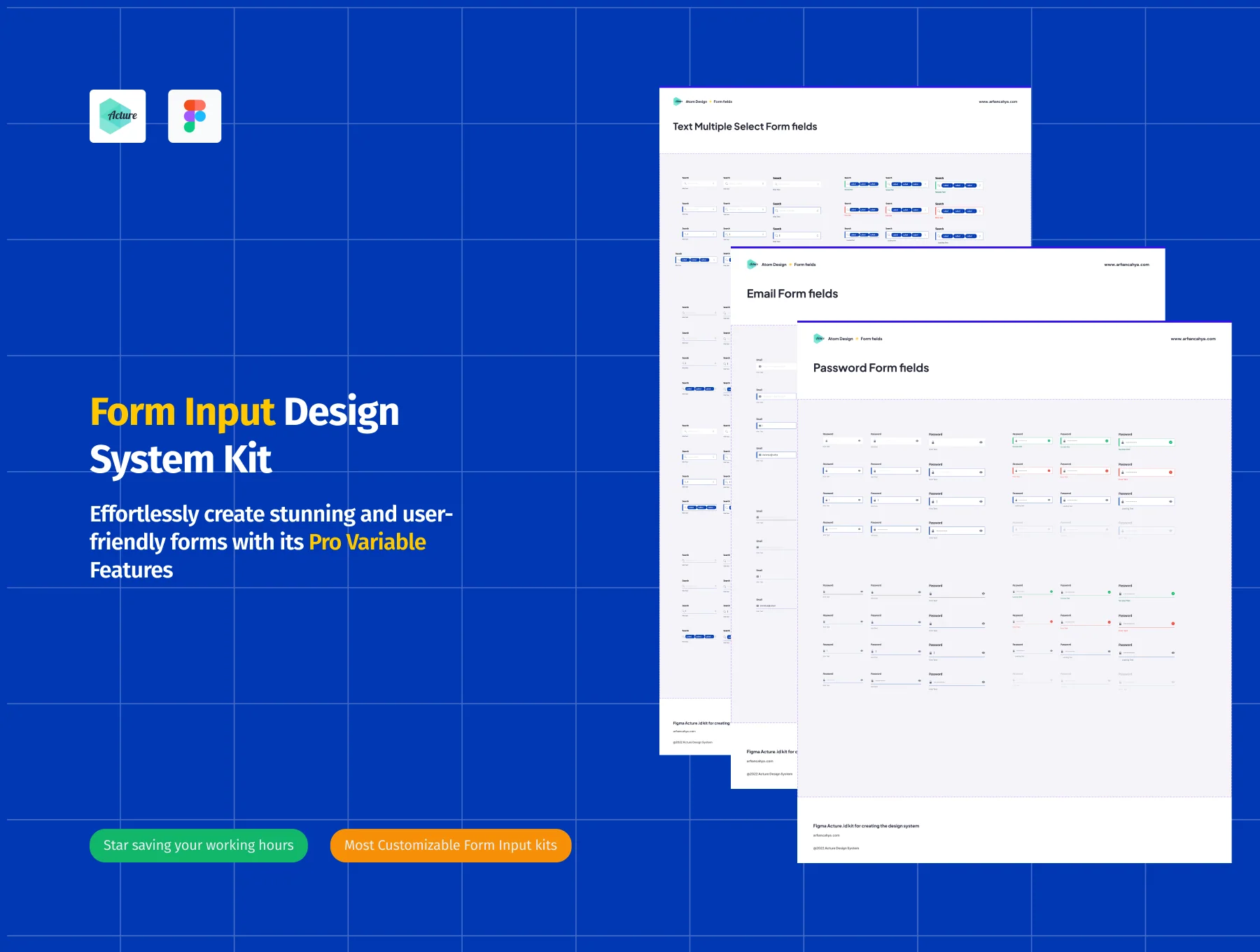 Form Input Design System Kit