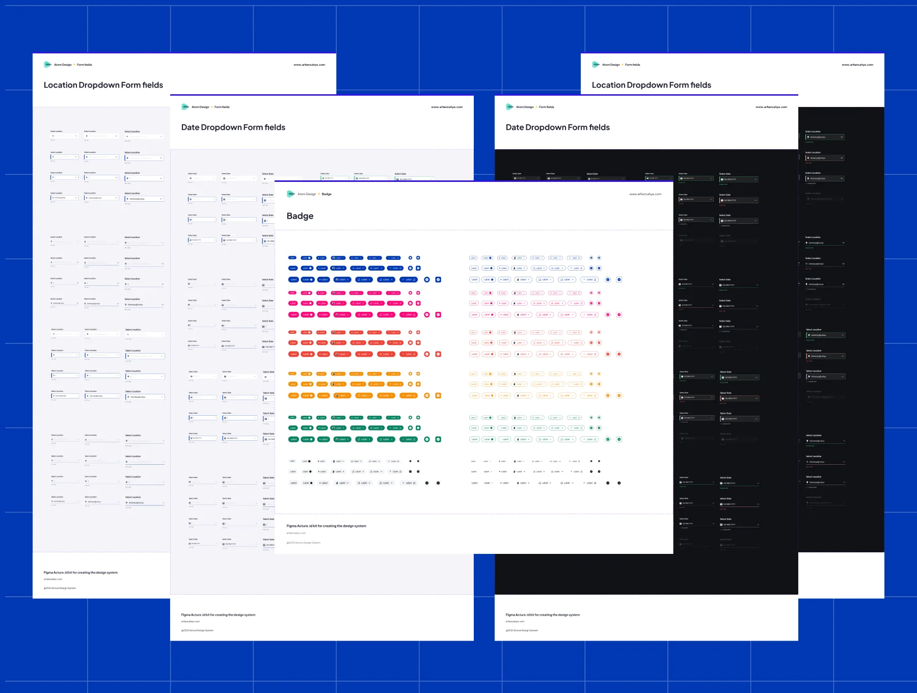 Form Input Design System Kit 2