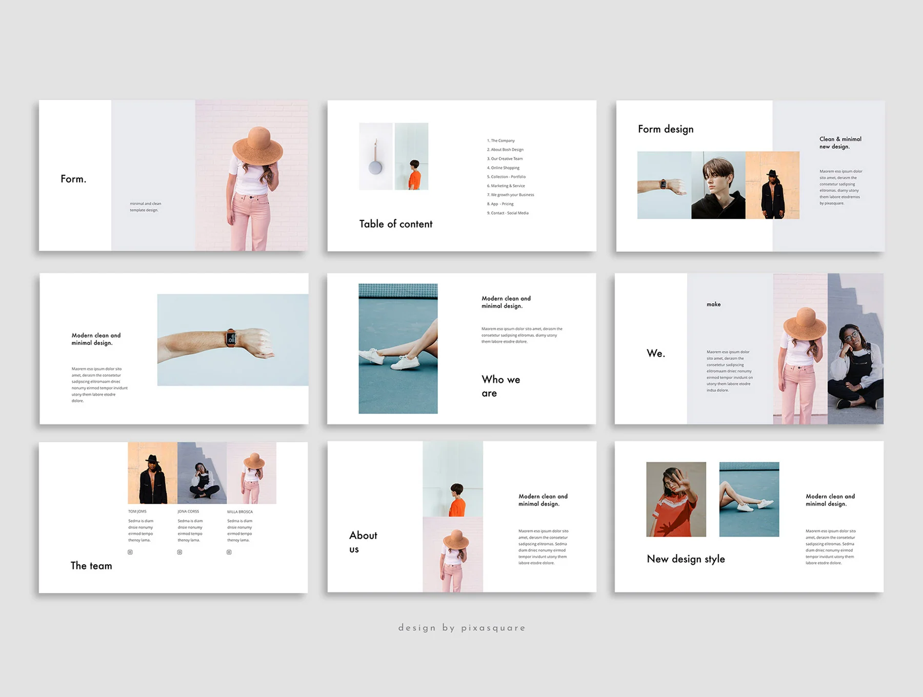 FORM - Powerpoint Stylish Template