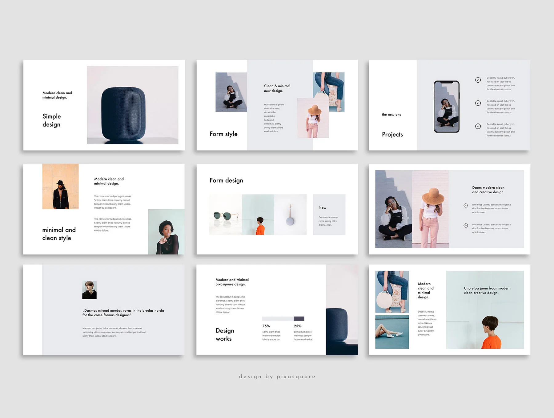 FORM - Powerpoint Stylish Template 5