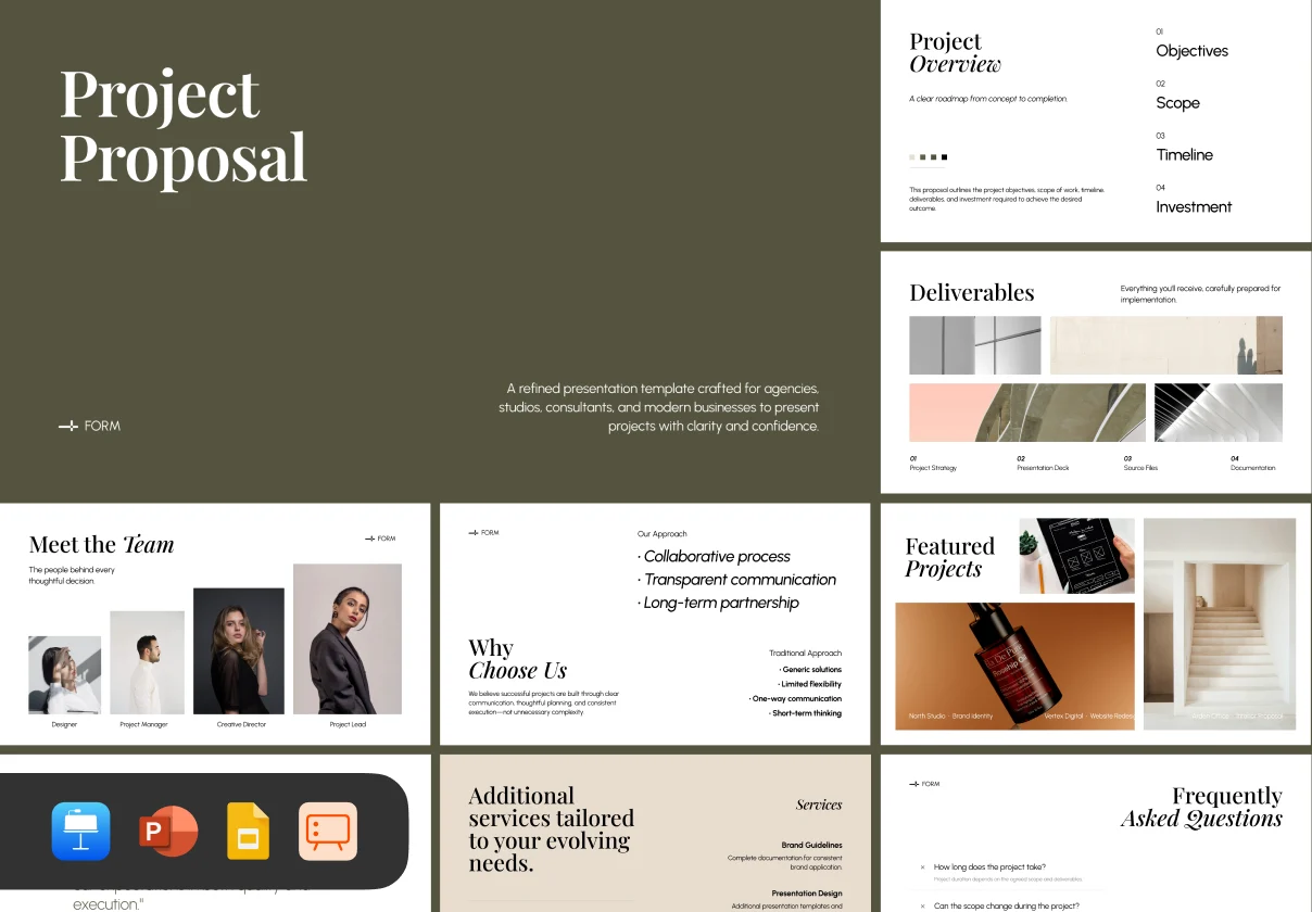 FORM — Project Proposal Presentation Template