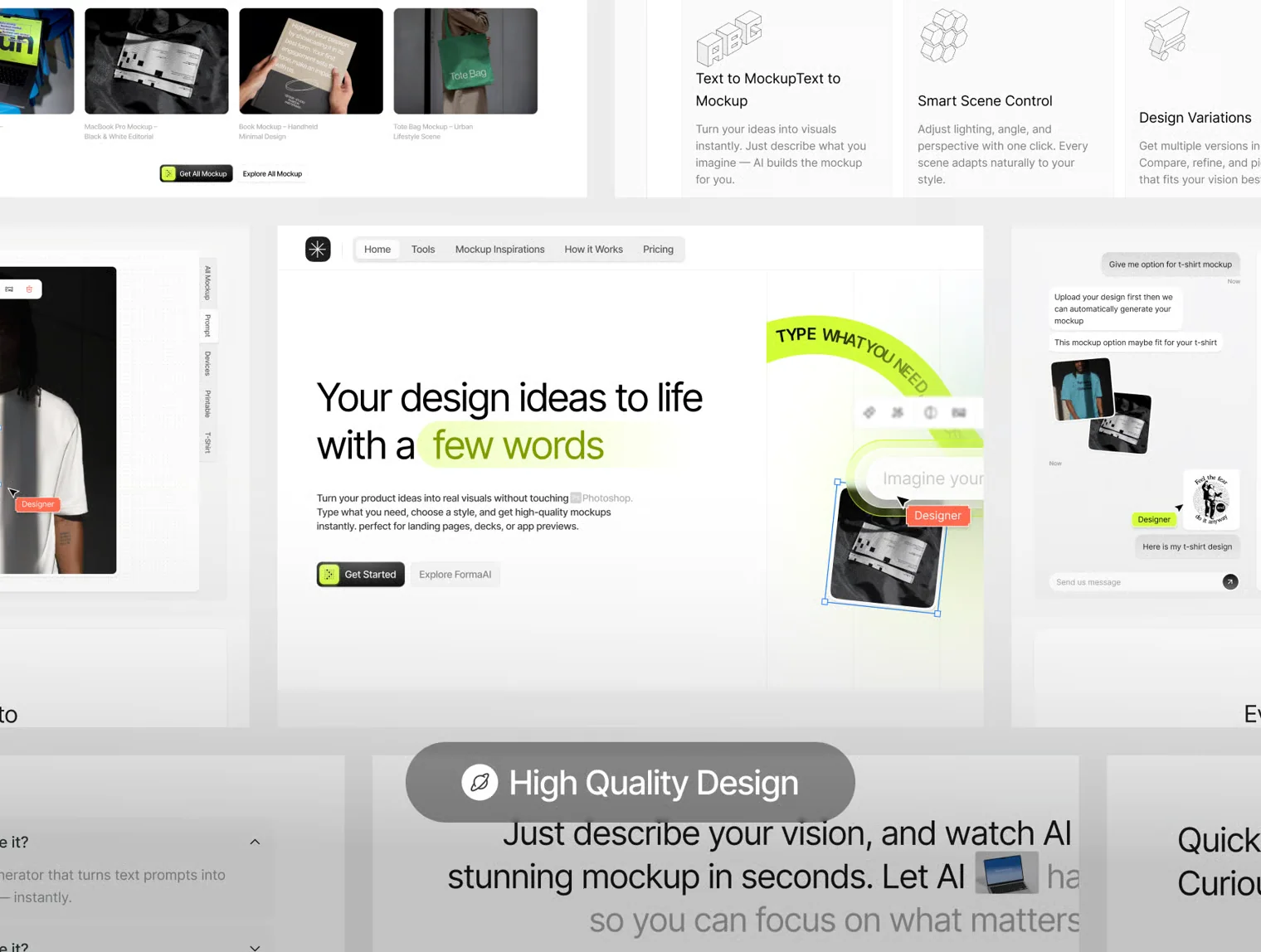 Forma AI - AI Mockup Generator Website 2
