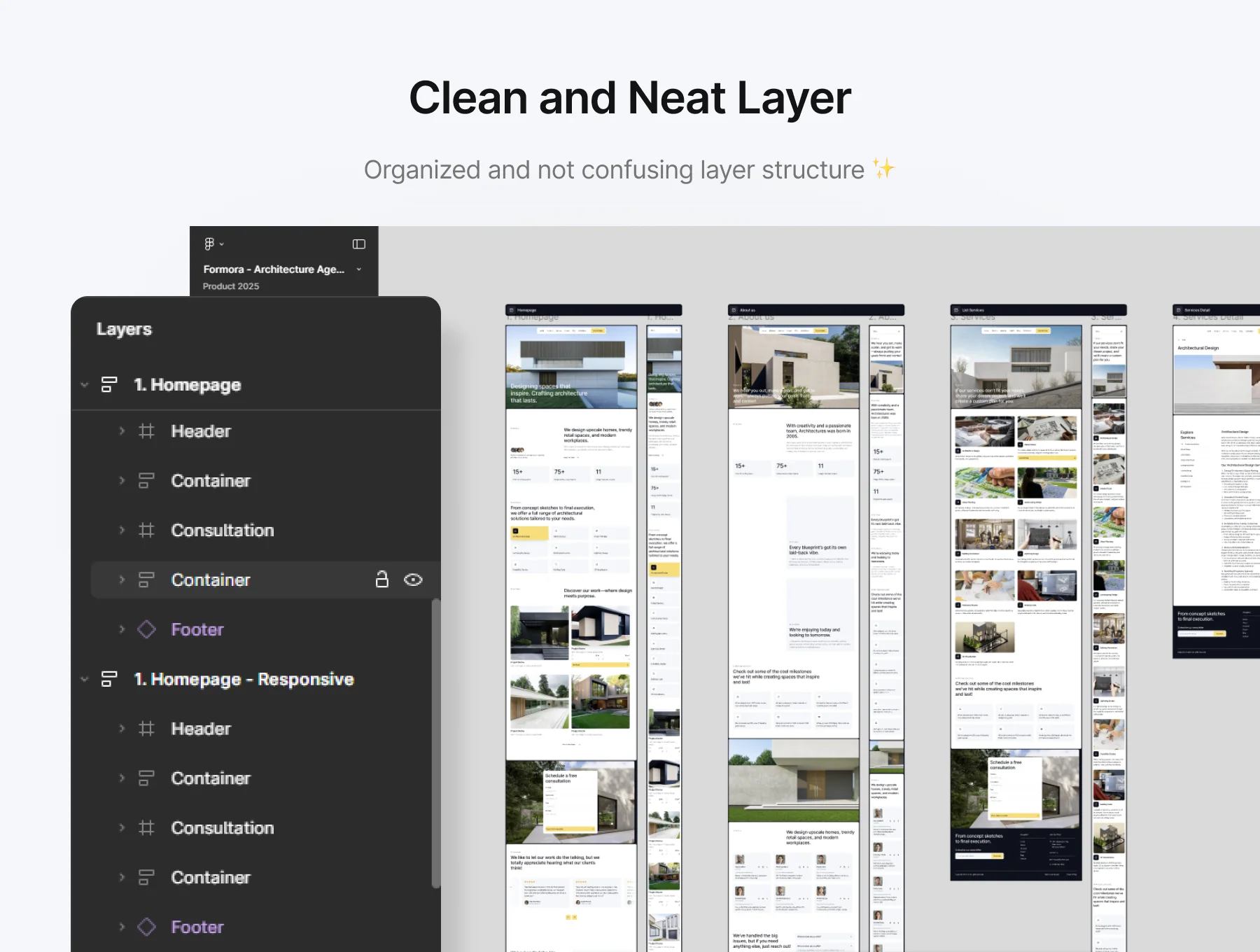 Formora - Architecture Firm Website UI KIT 4