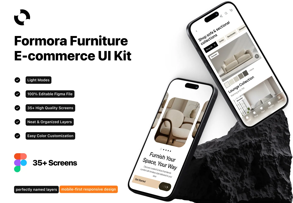 Formora — Furniture E-commerce UI Kit