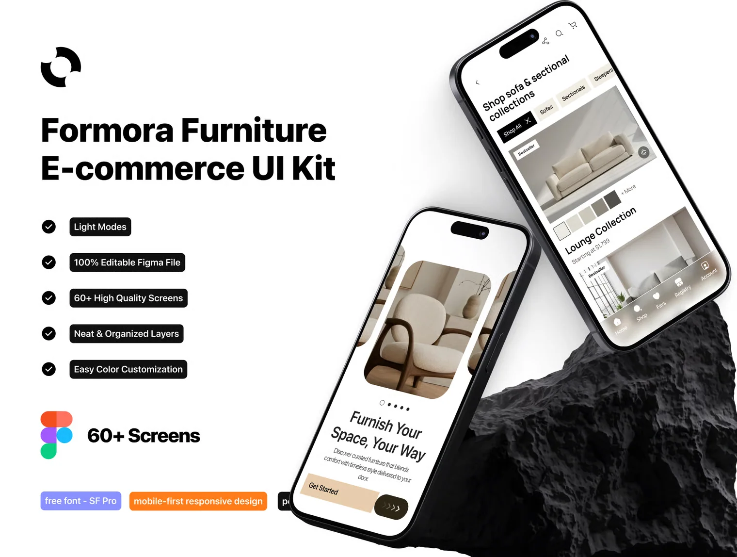 Formora — Furniture E-commerce UI Kit