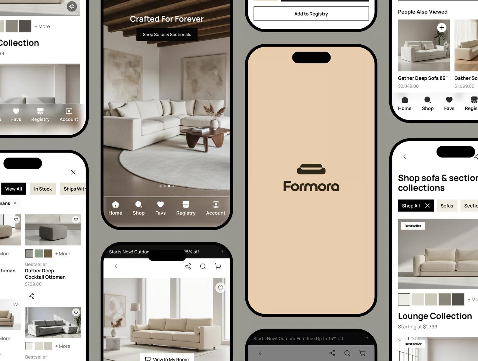 Formora — Furniture E-commerce UI Kit 3