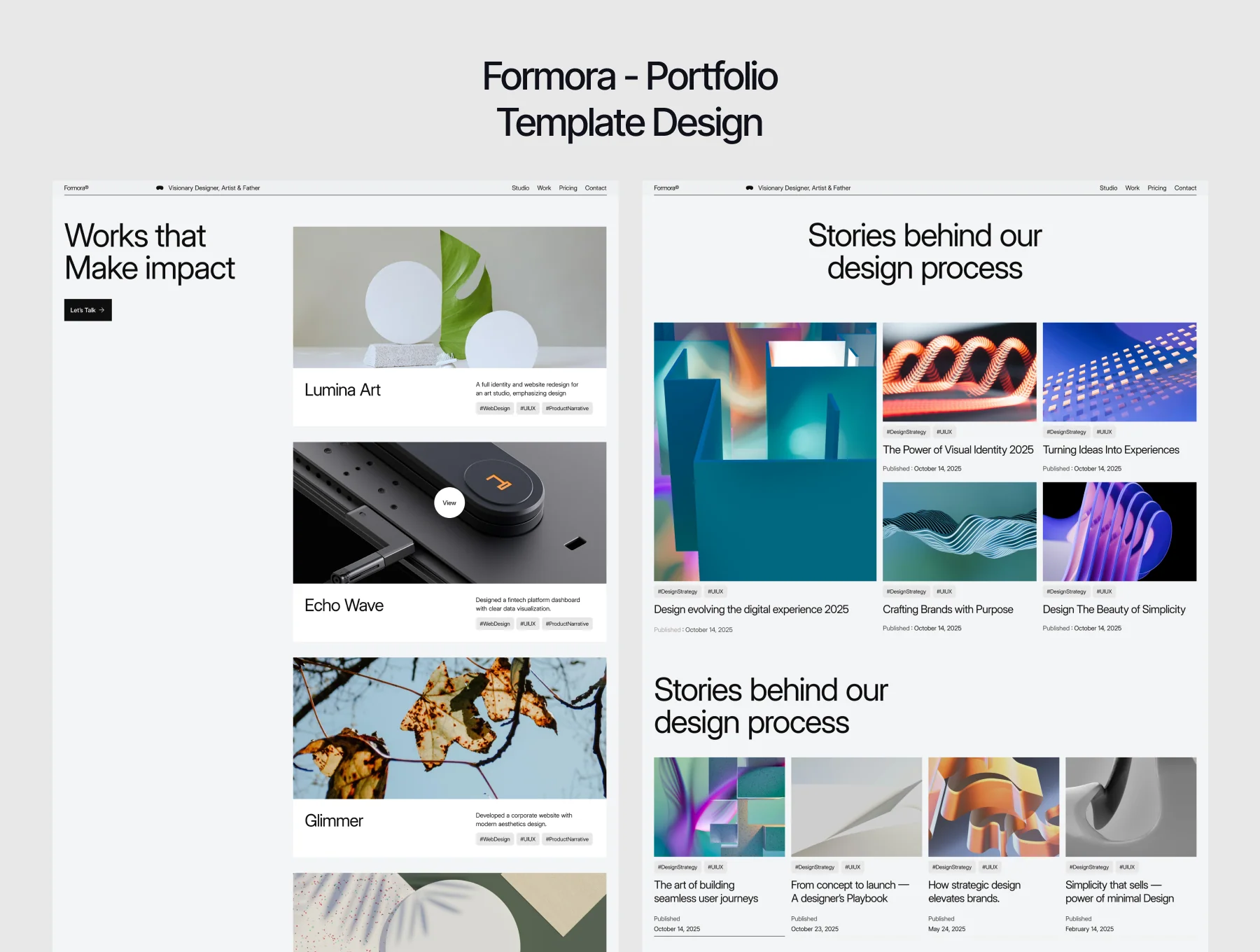 Formora - Portfolio & Agency Website 4