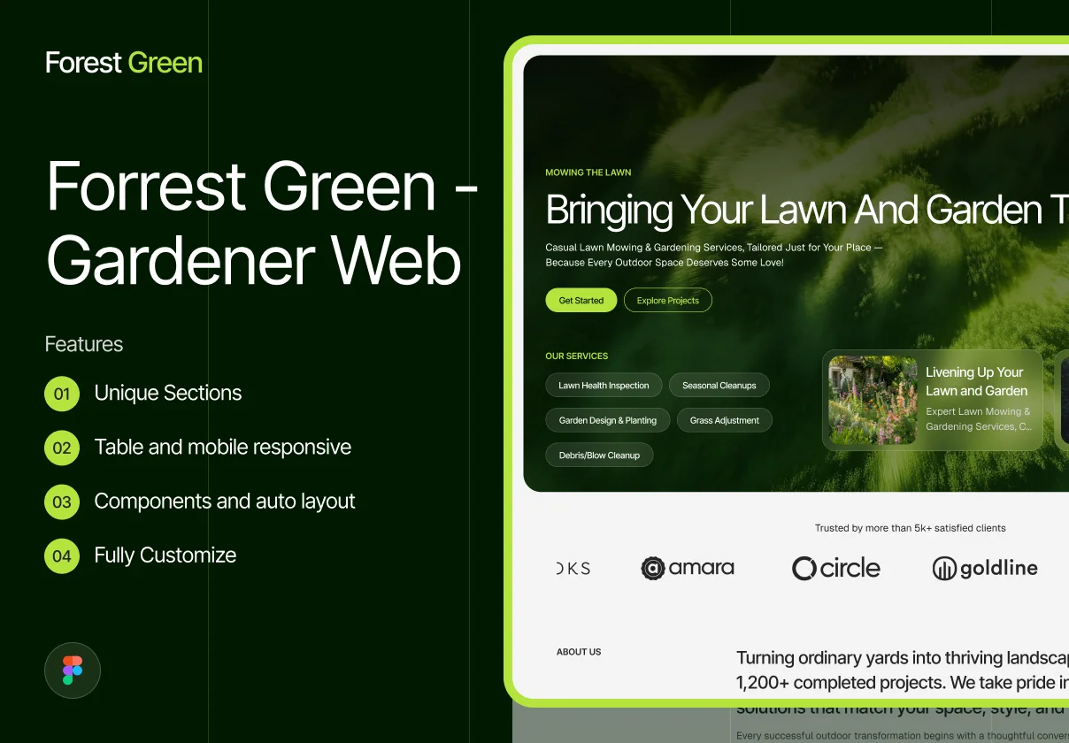 Forrest Green - Gardener Website