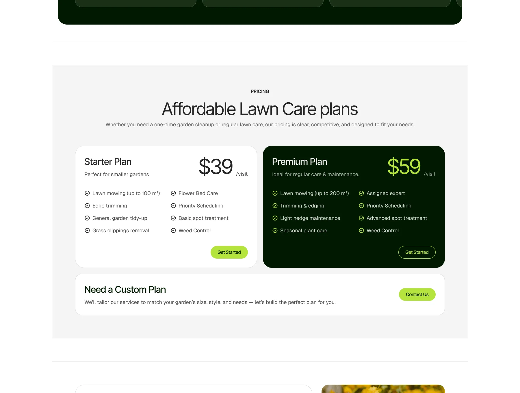 Forrest Green - Gardener Website 4