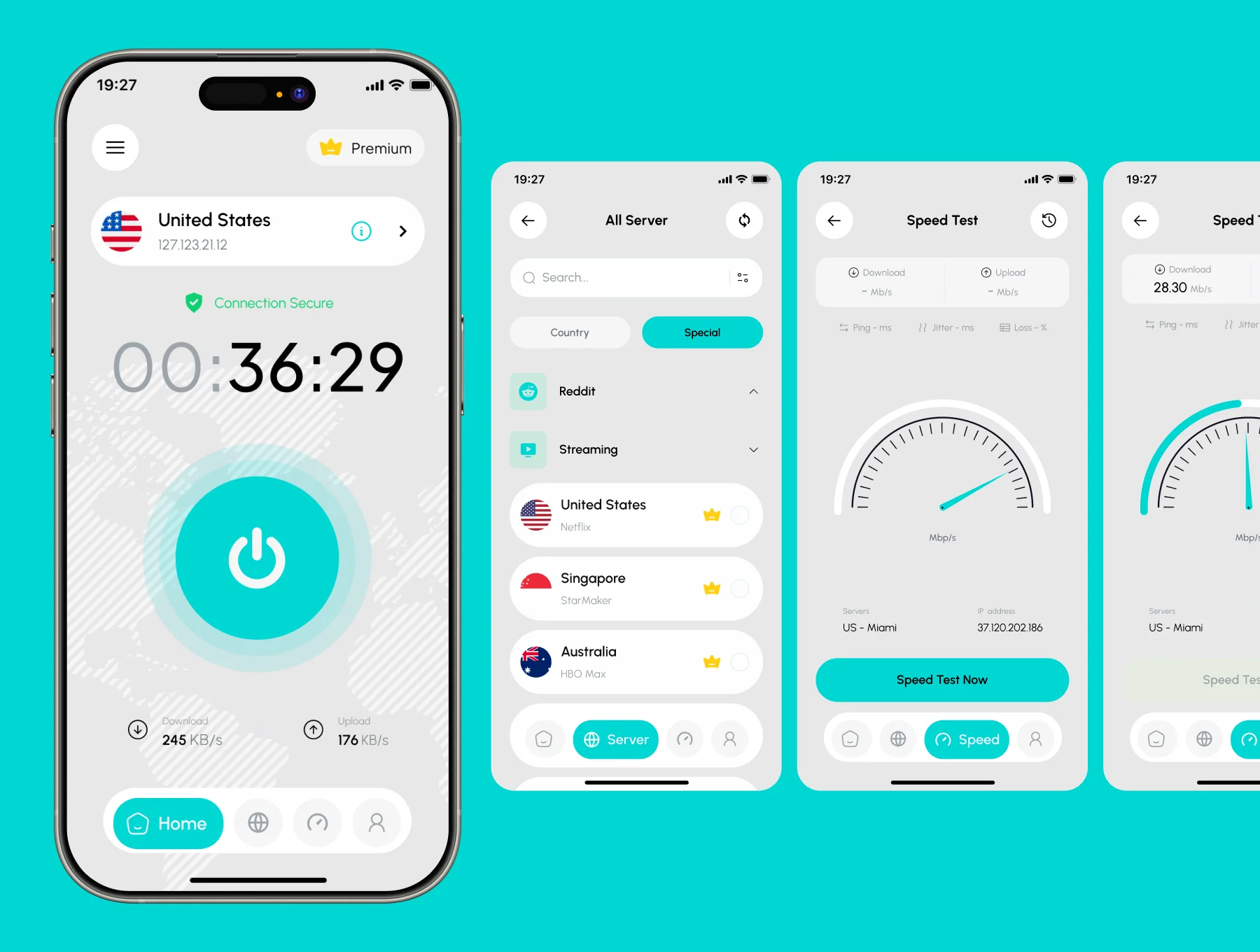 FortiVPN - VPN Mobile App UI Kits 3