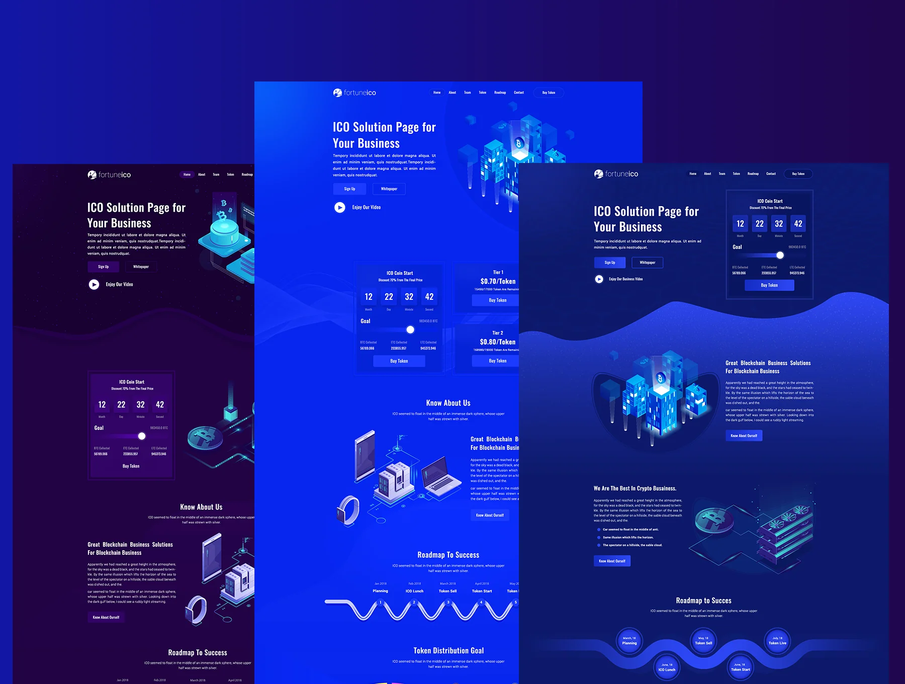 Fortune ICO Landing Page 2