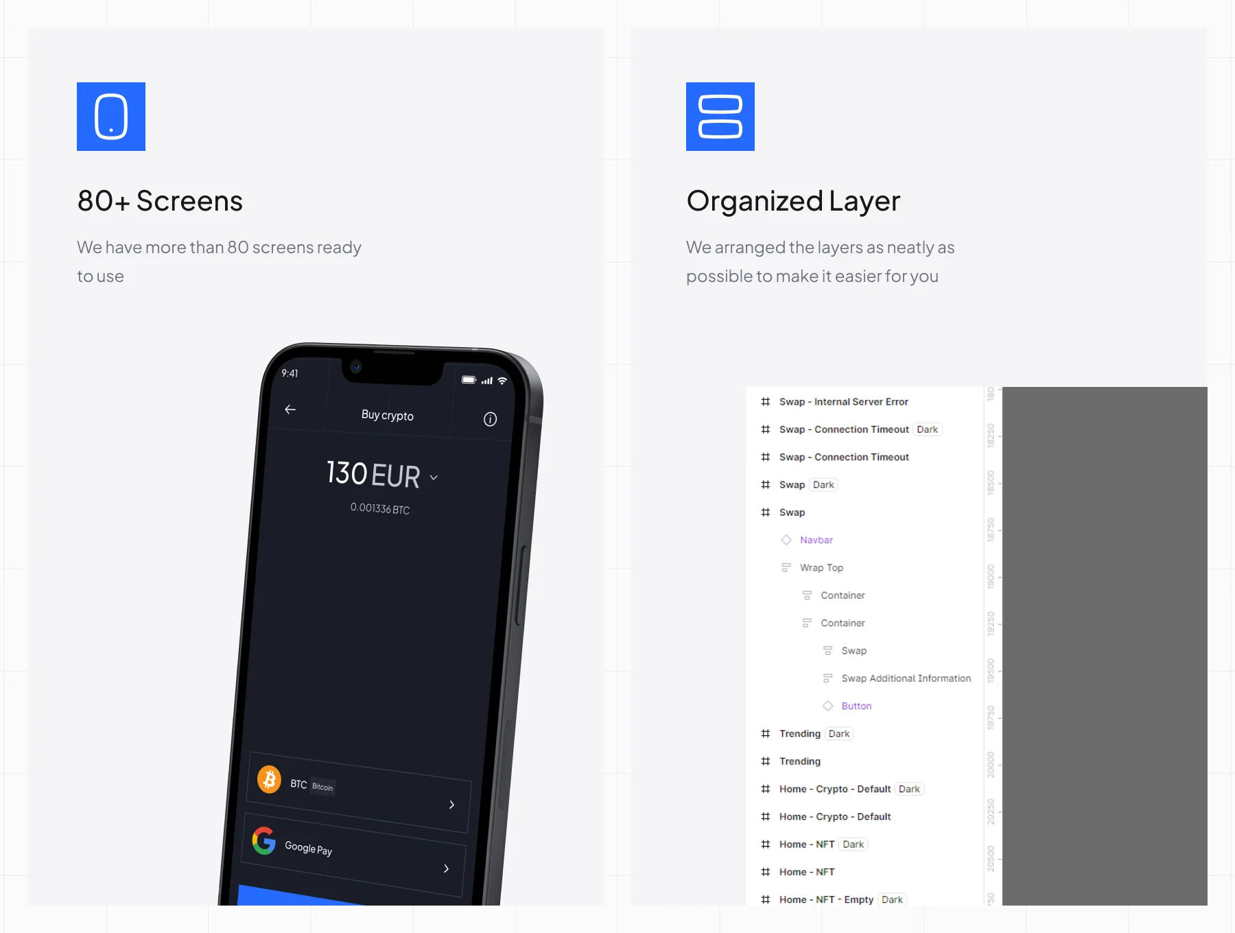 Fortyx - Crypto Wallet App UI Kit 2