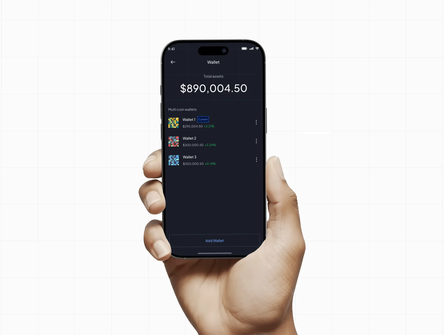 Fortyx - Crypto Wallet App UI Kit 7