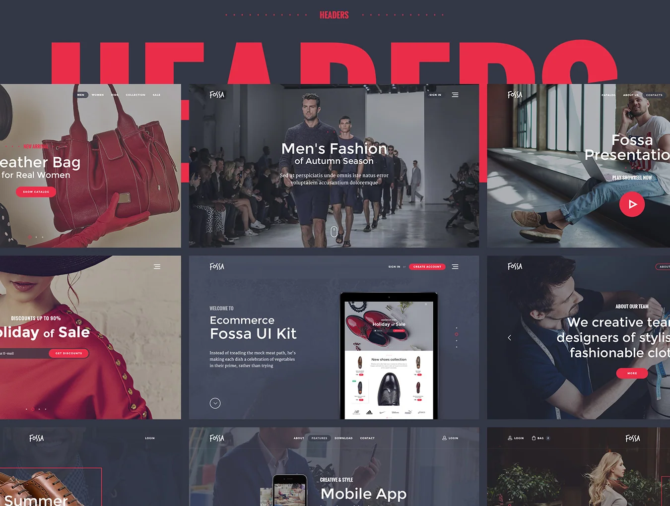 Fossa Ecommerce UI Kit 2