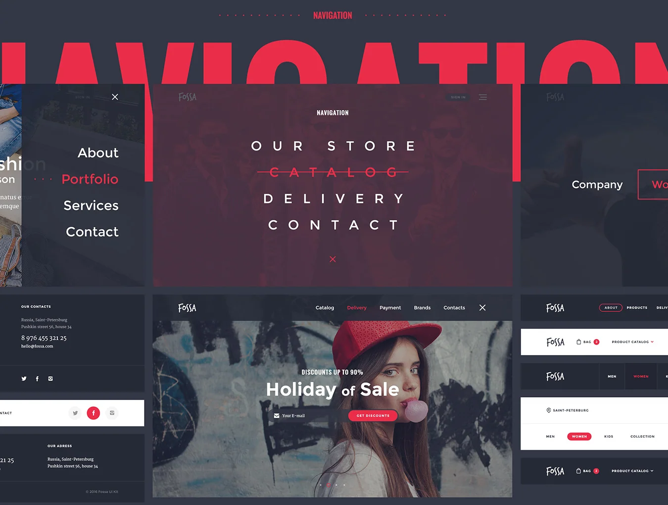 Fossa Ecommerce UI Kit 4