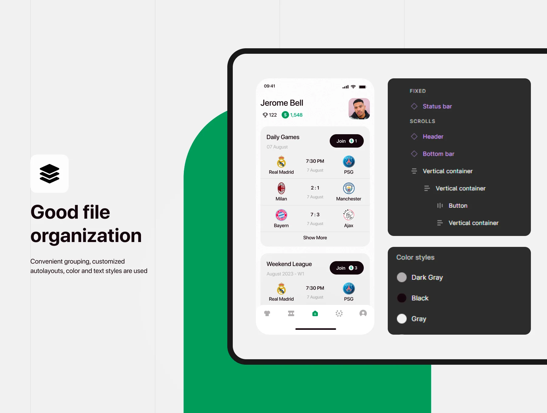 Fotmob UI Kit 3