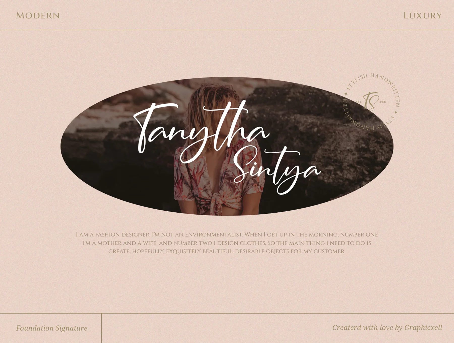 Foundation - Stylish Signature Font 4