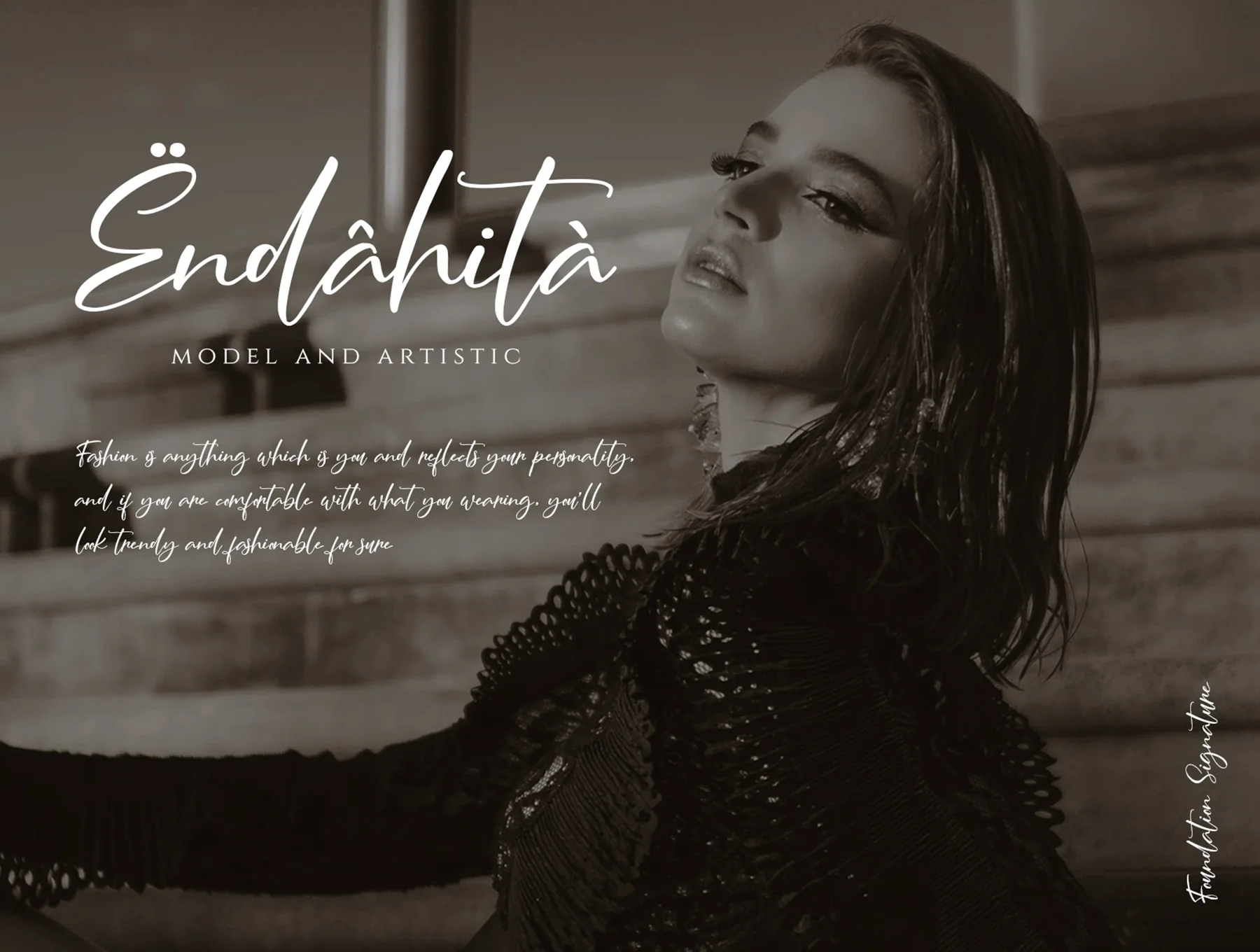 Foundation - Stylish Signature Font 6