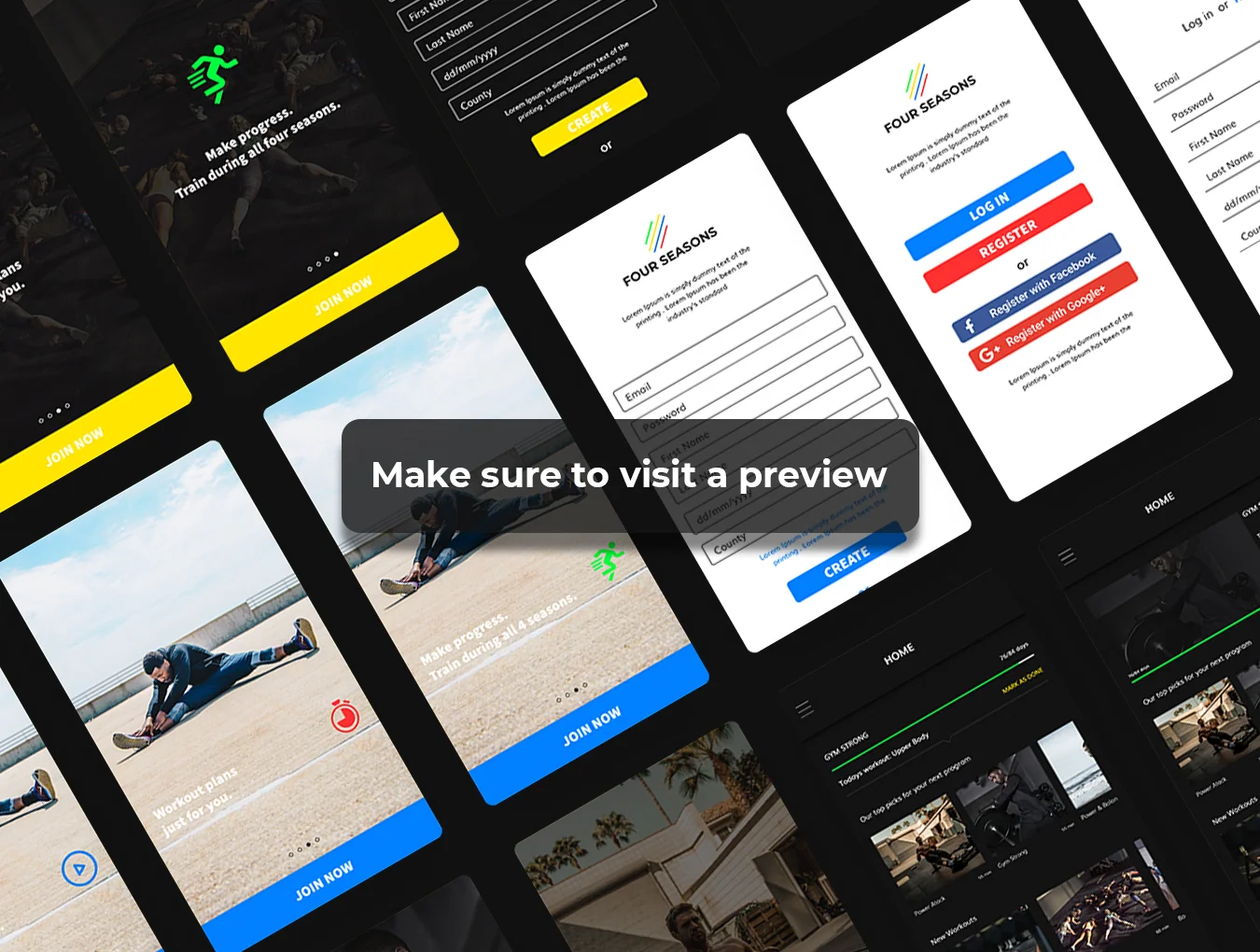 Four Seasons Android UI Kit 6