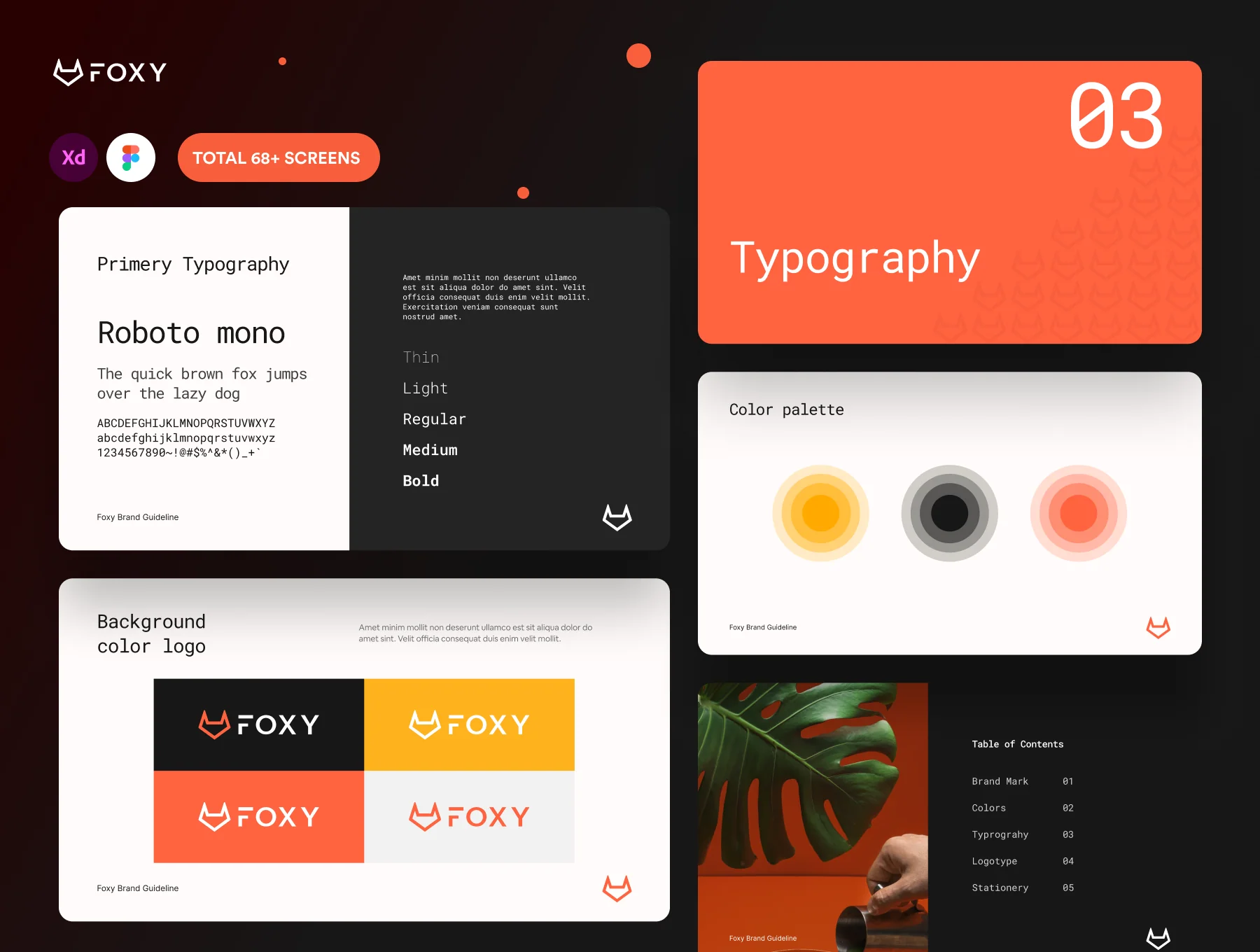 FOXY Brand Guideline - Branding & Style Guide 6