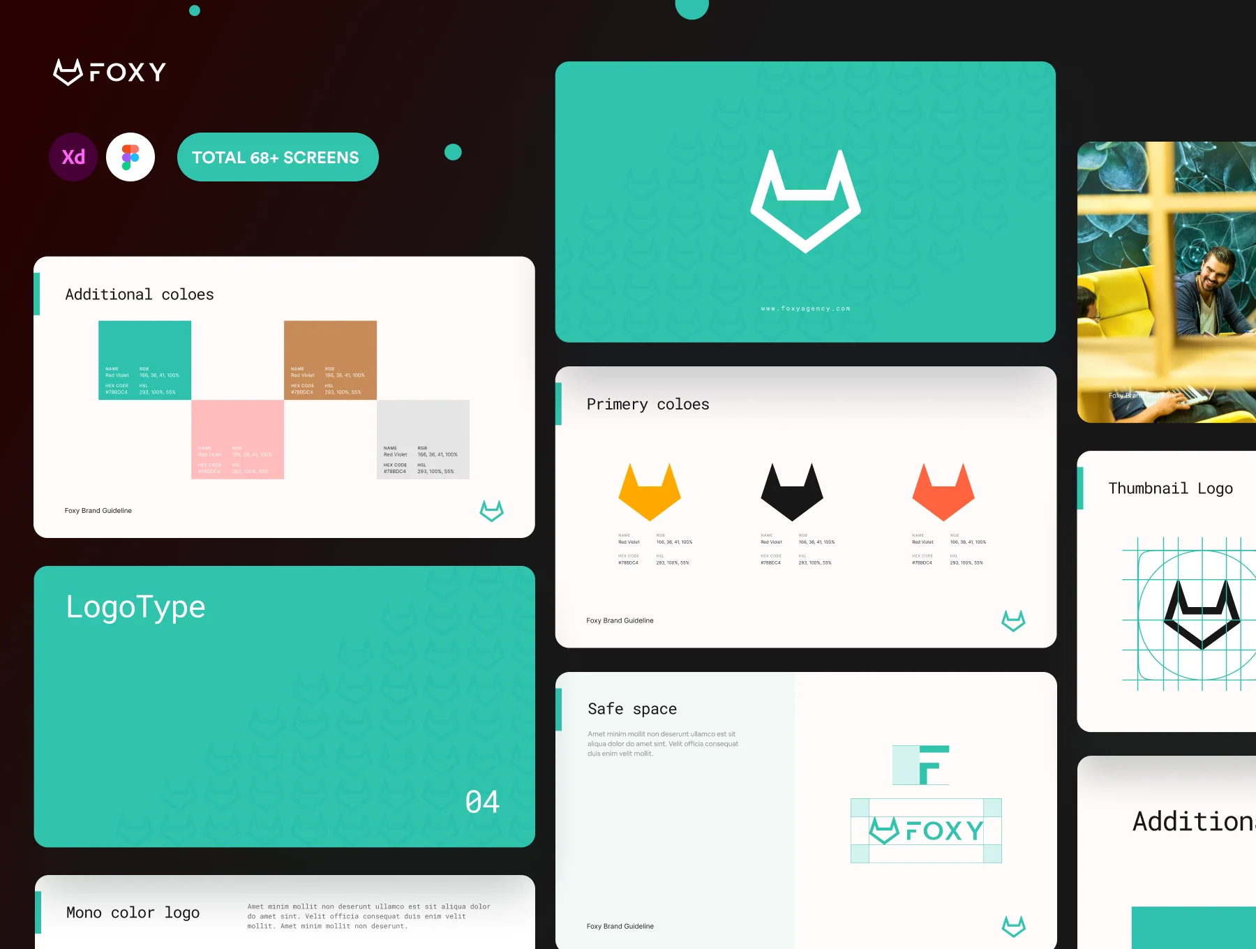 FOXY Brand Guideline - Branding & Style Guide 8
