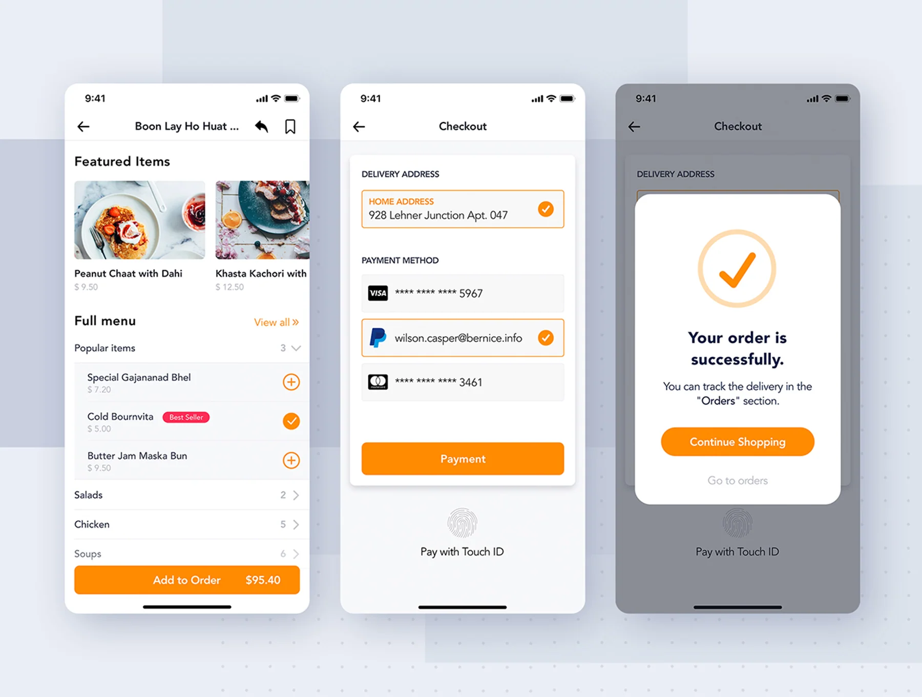 Fozzi - Food Delivery mobile app UI Kit 7