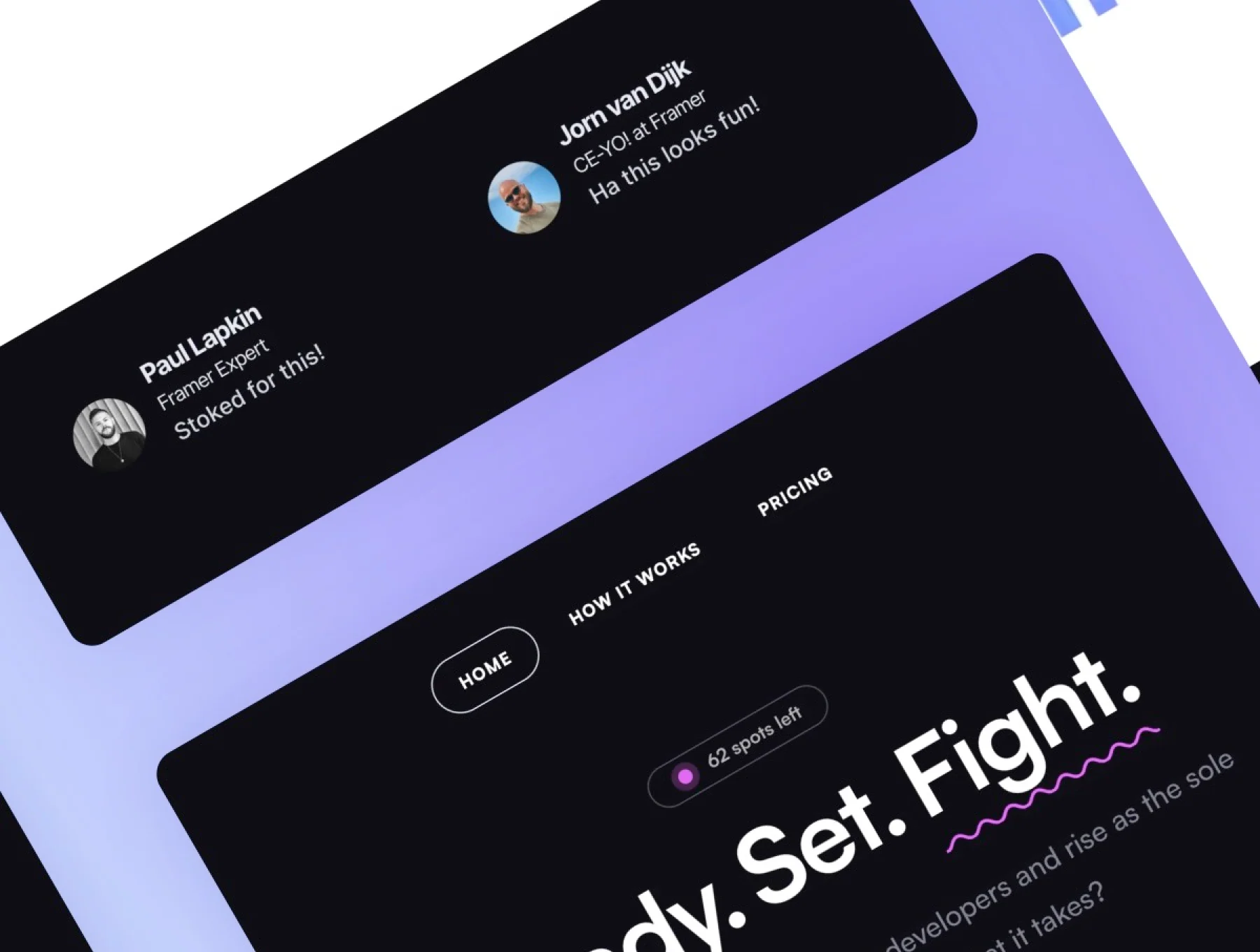 Battles - Framer Event Template 3